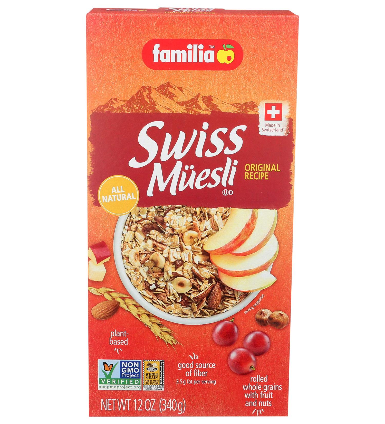 Familia Swiss Muesli Cereal Original Recipe 12-Ounce Box (Pack of 6) - Delicious and Nutritious Breakfast Option - Buy Online on GoSupps.com