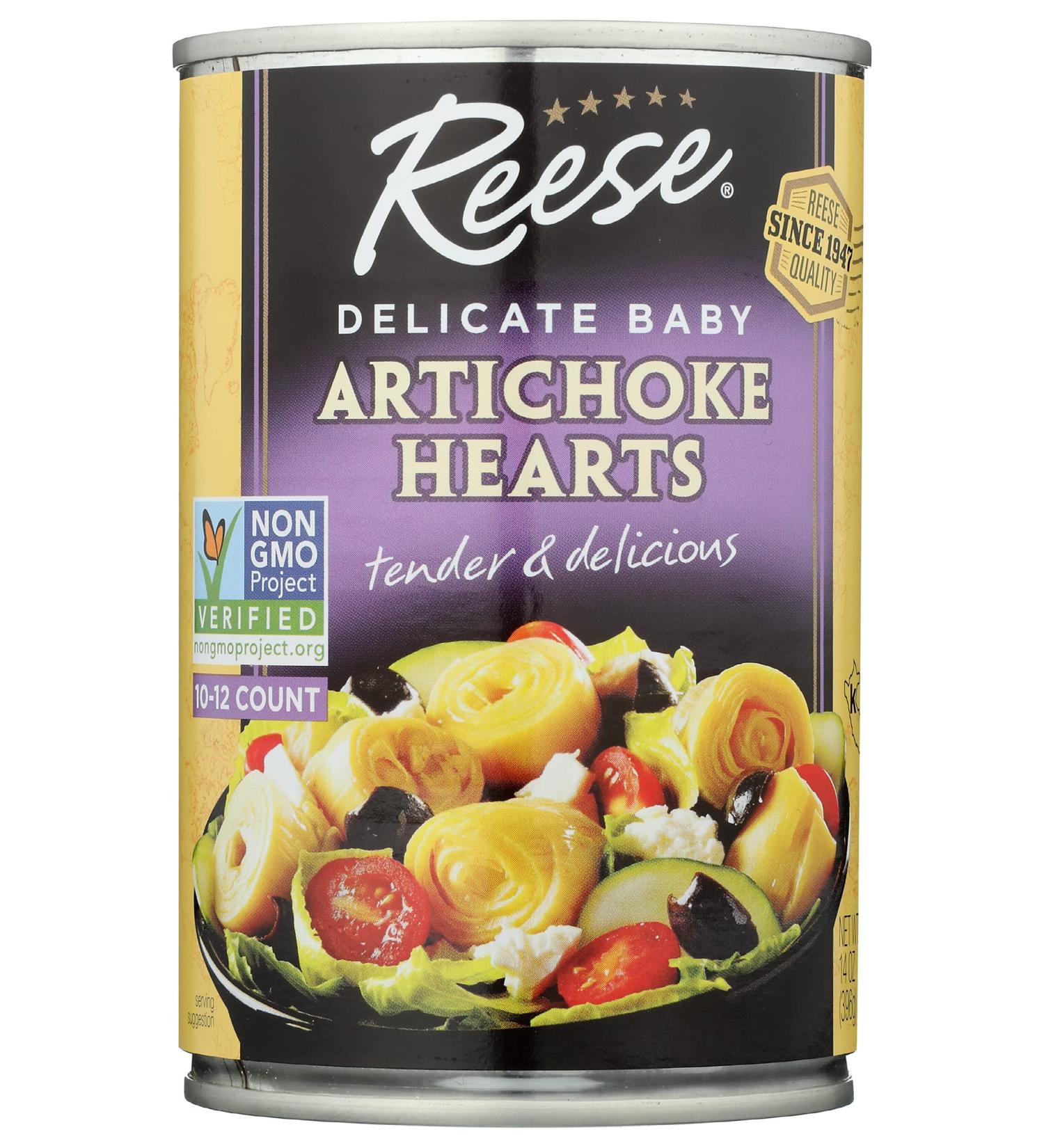Reese  Artichoke Hearts  14 Oz - Buy Online on GoSupps.com