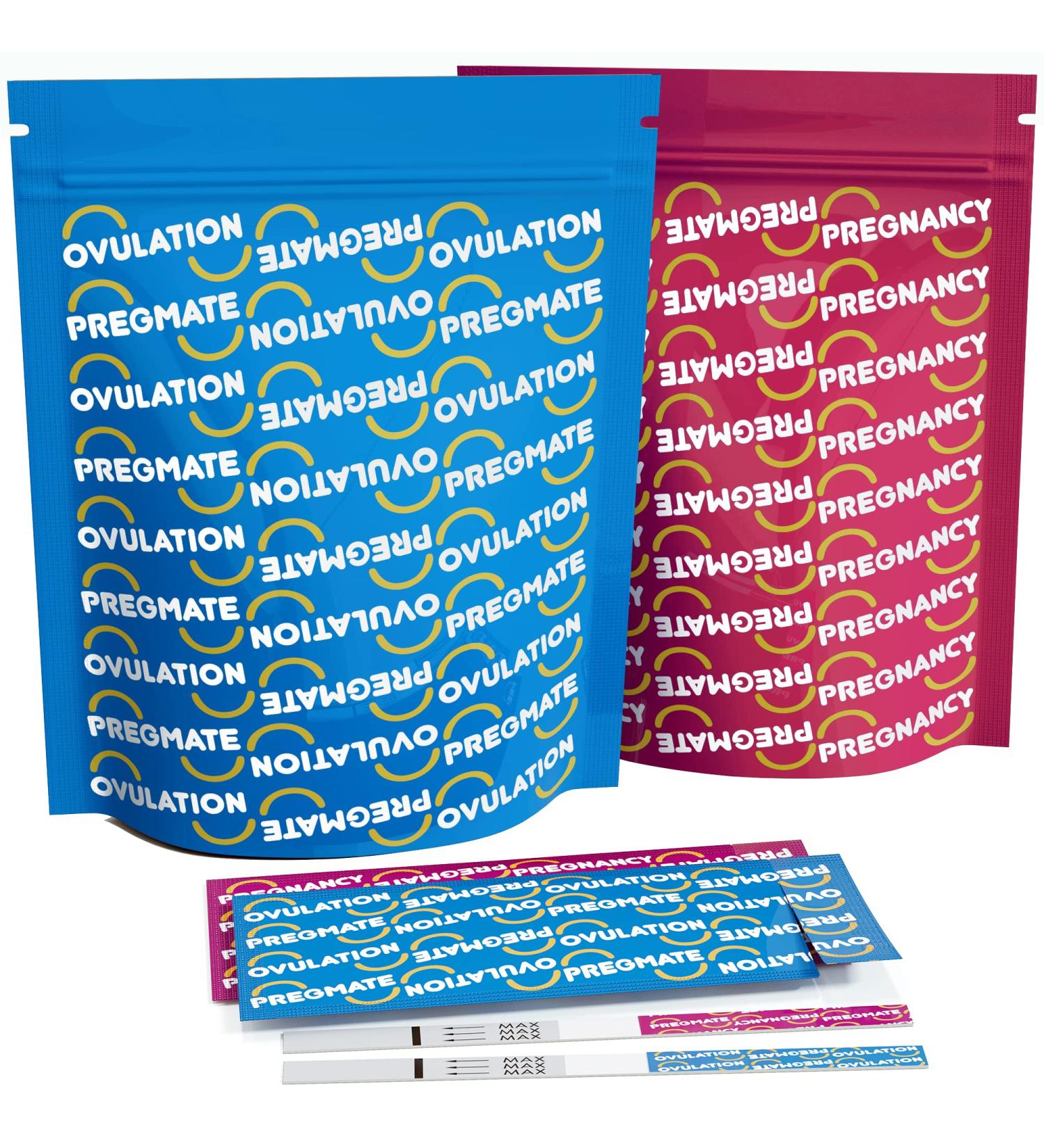 Pregmate Ovulation and Pregnancy Test Strips Predictor Kit - 25 Count - Buy Online on GoSupps.com