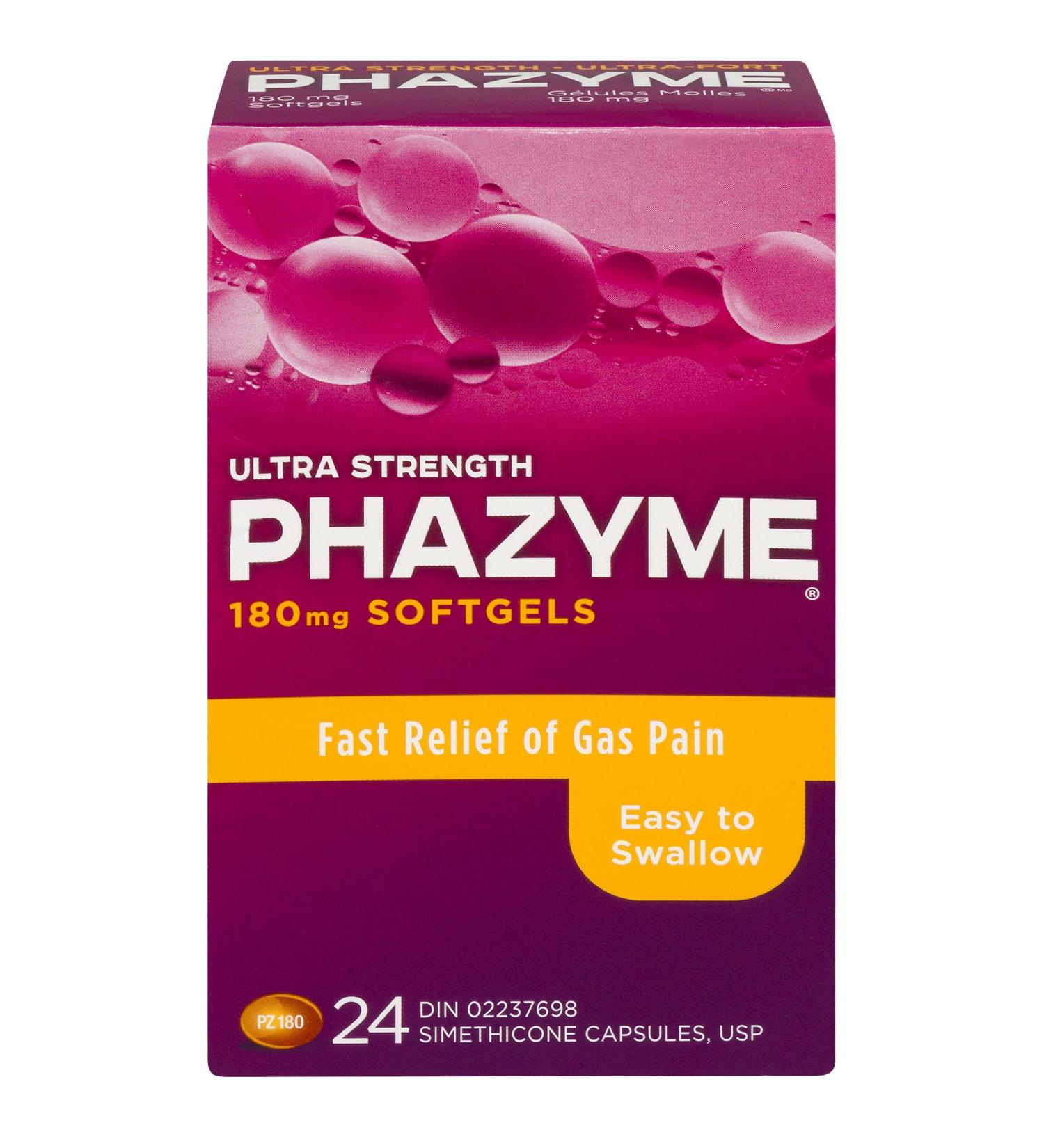 Phazyme Ultra-Strength Softgels 24 Count - Buy Online on GoSupps.com