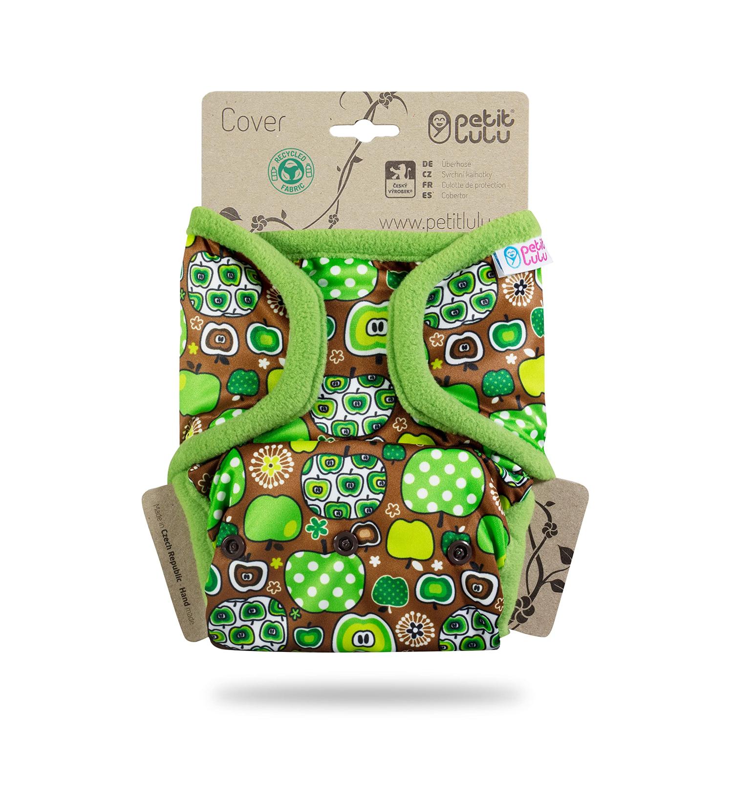 Petit Lulu Size 2 Prefold Powers Diapers (5-16 kg) - Washable Waterproof Cloth Diaper Pants Made in EU - Apple Cider | Eco-Friendly Baby Gear - Buy Online on GoSupps.com
