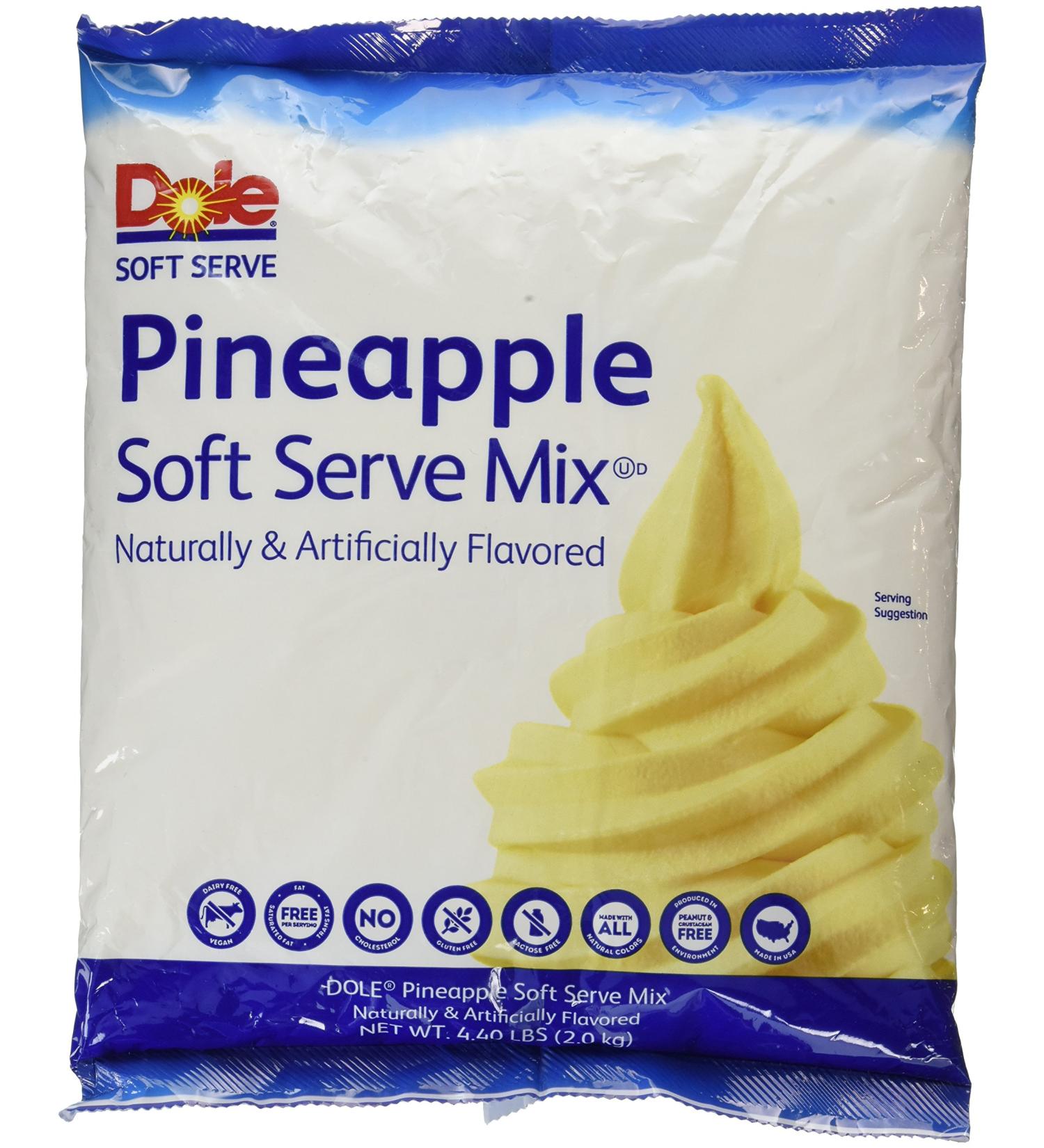 Dole Soft Serve Mix Pineapple 4.40 lbs - 1 Pack - Buy Online on GoSupps.com