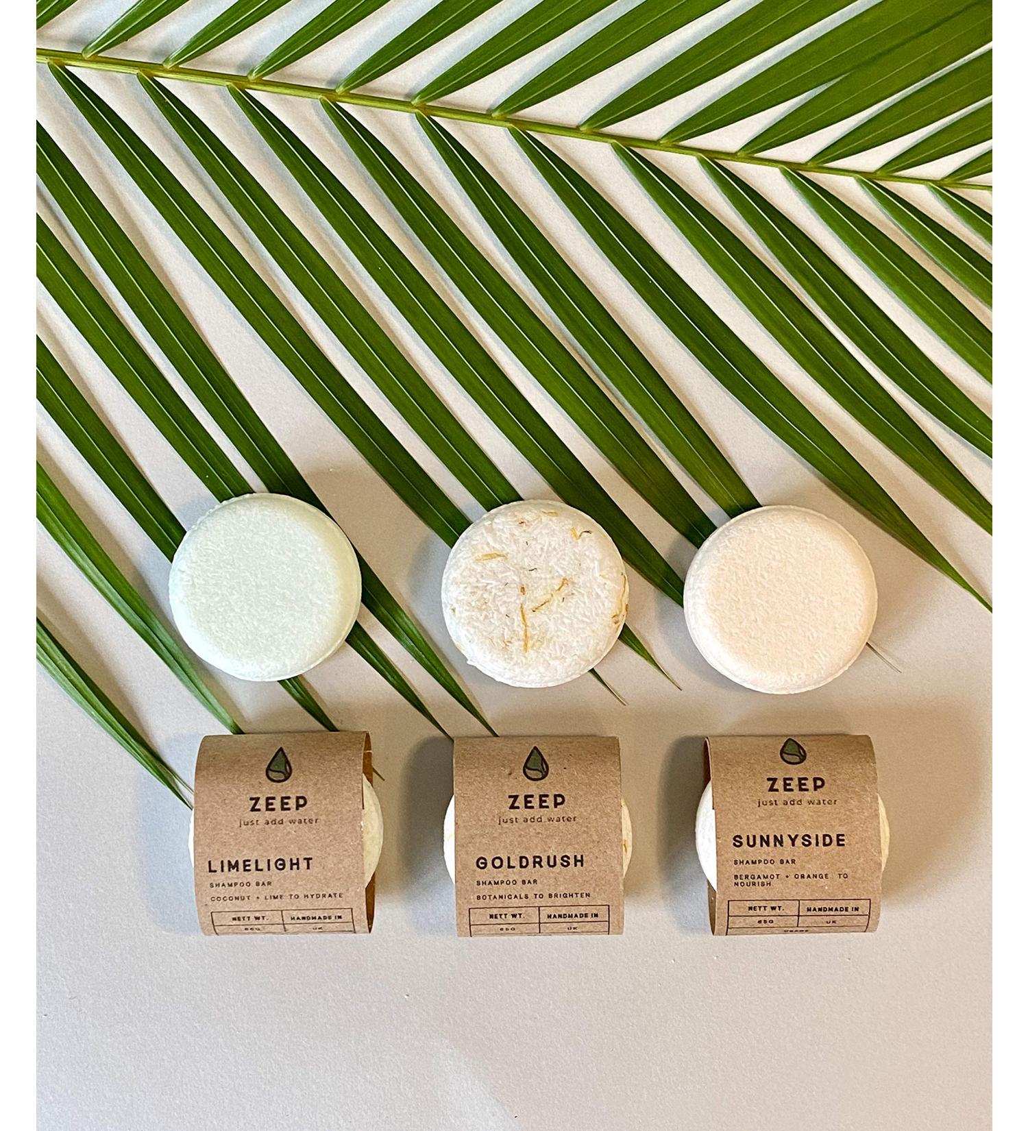 Barre de shampooing orange et bergamote pour cheveux normaux.