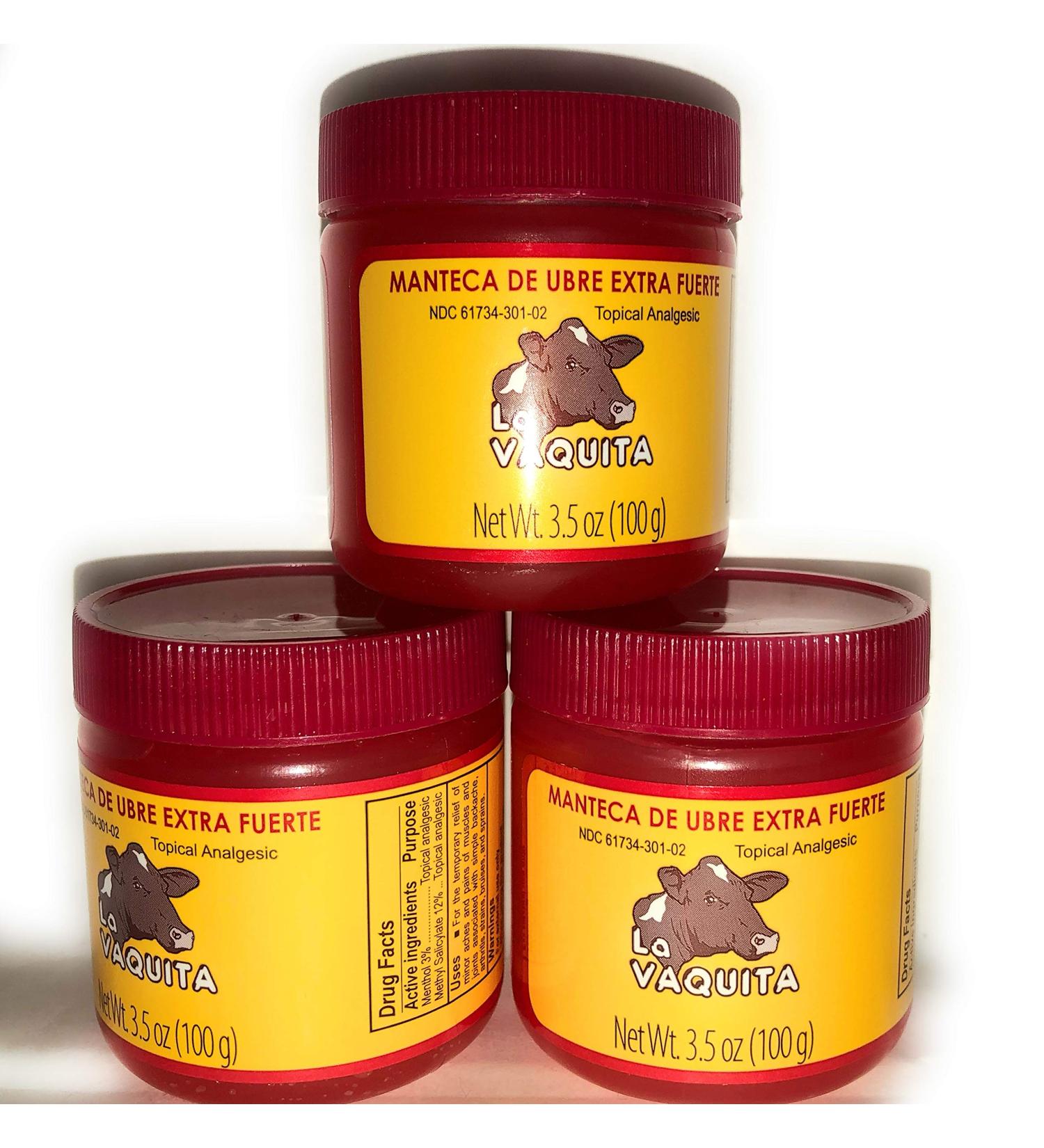 La Vaquita Manteca de Ubre de Vaca Extra Fuerte 3.5 oz