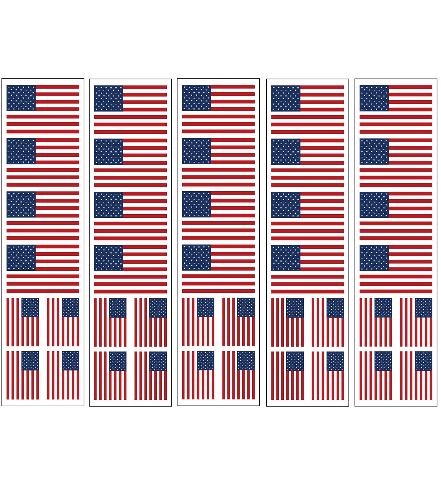 USA Flag Patriotic Party Tattoos - Set of 40 American Themed Temporary Tattoos - Buy Online on GoSupps.com