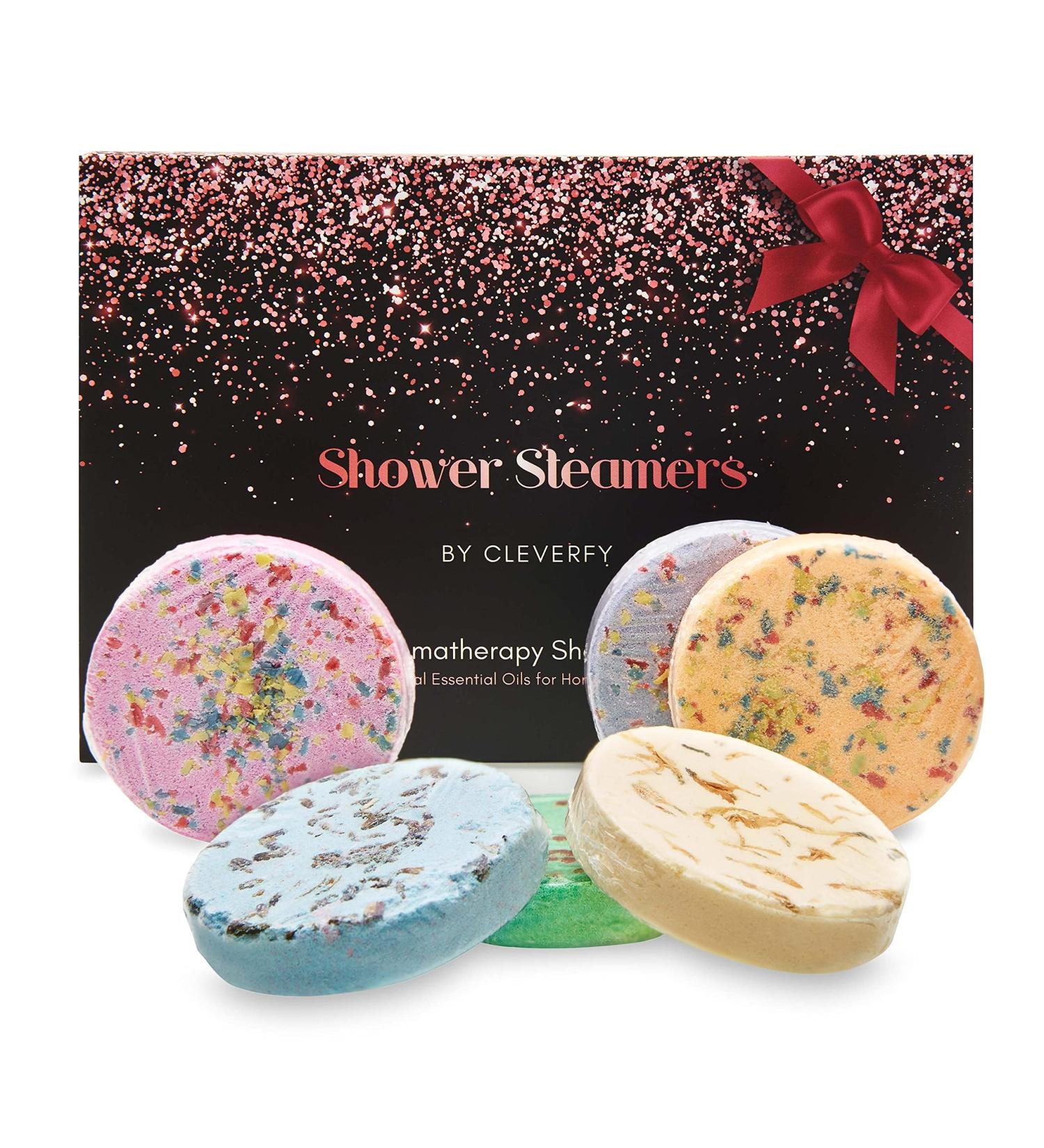 Cleverfy Aromatherapy Shower Steamers - Variety Pack of 6 Shower Bombs - Buy Online on GoSupps.com