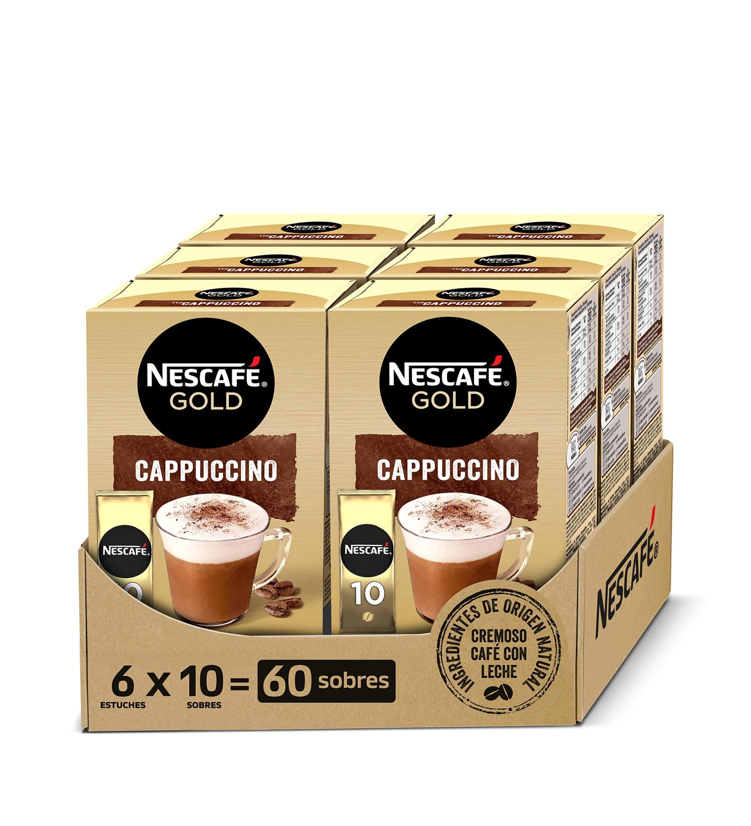 NESCAF Gold Typ Cappuccino - Sticks (6 x 10 x 14g) - Buy Online on GoSupps.com