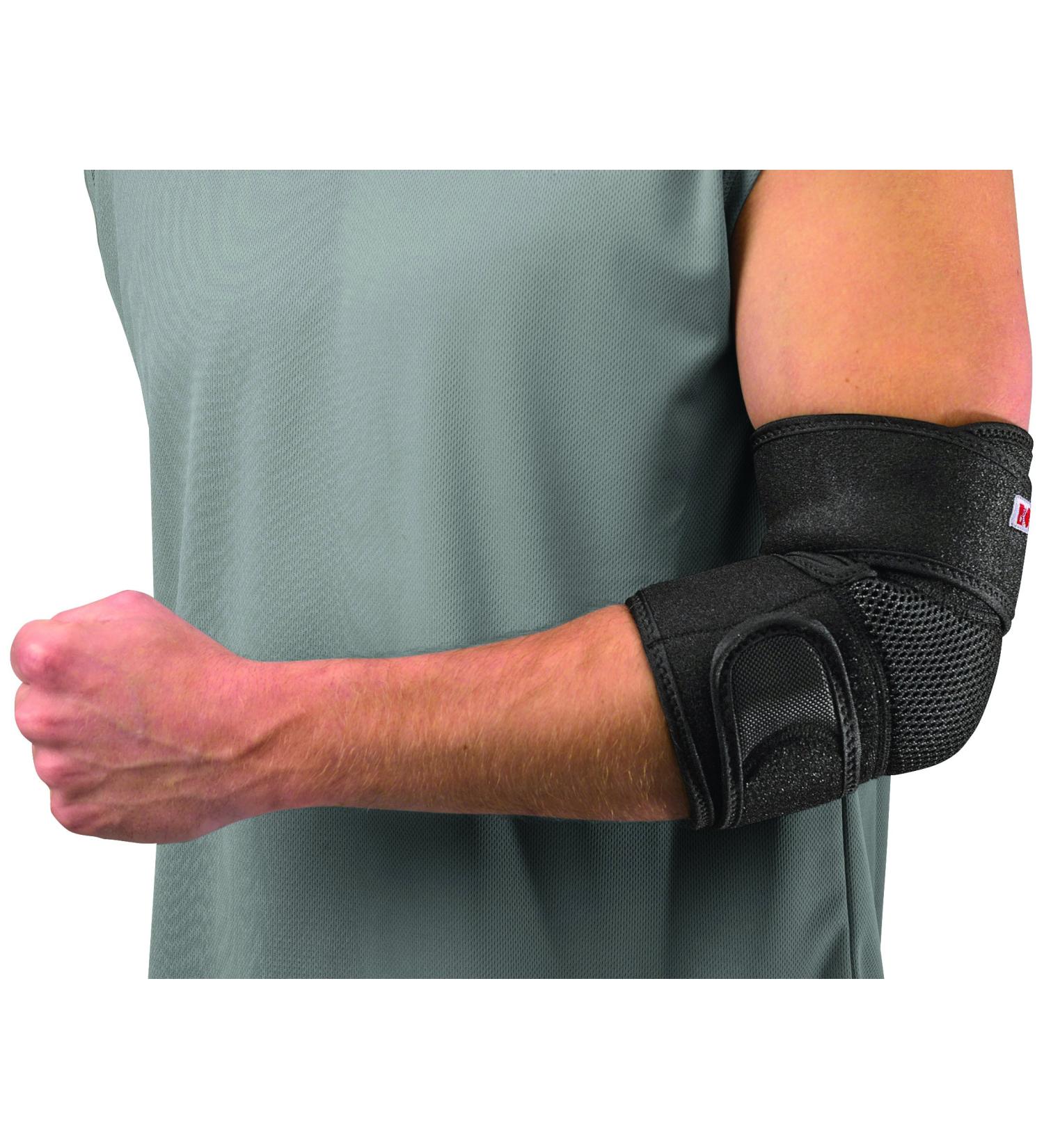 Mueller Sport Adjustable Elbow Support - Ultimate Pain Relief & Comfort for All Activities | International Shipping Available - Buy Online on GoSupps.com