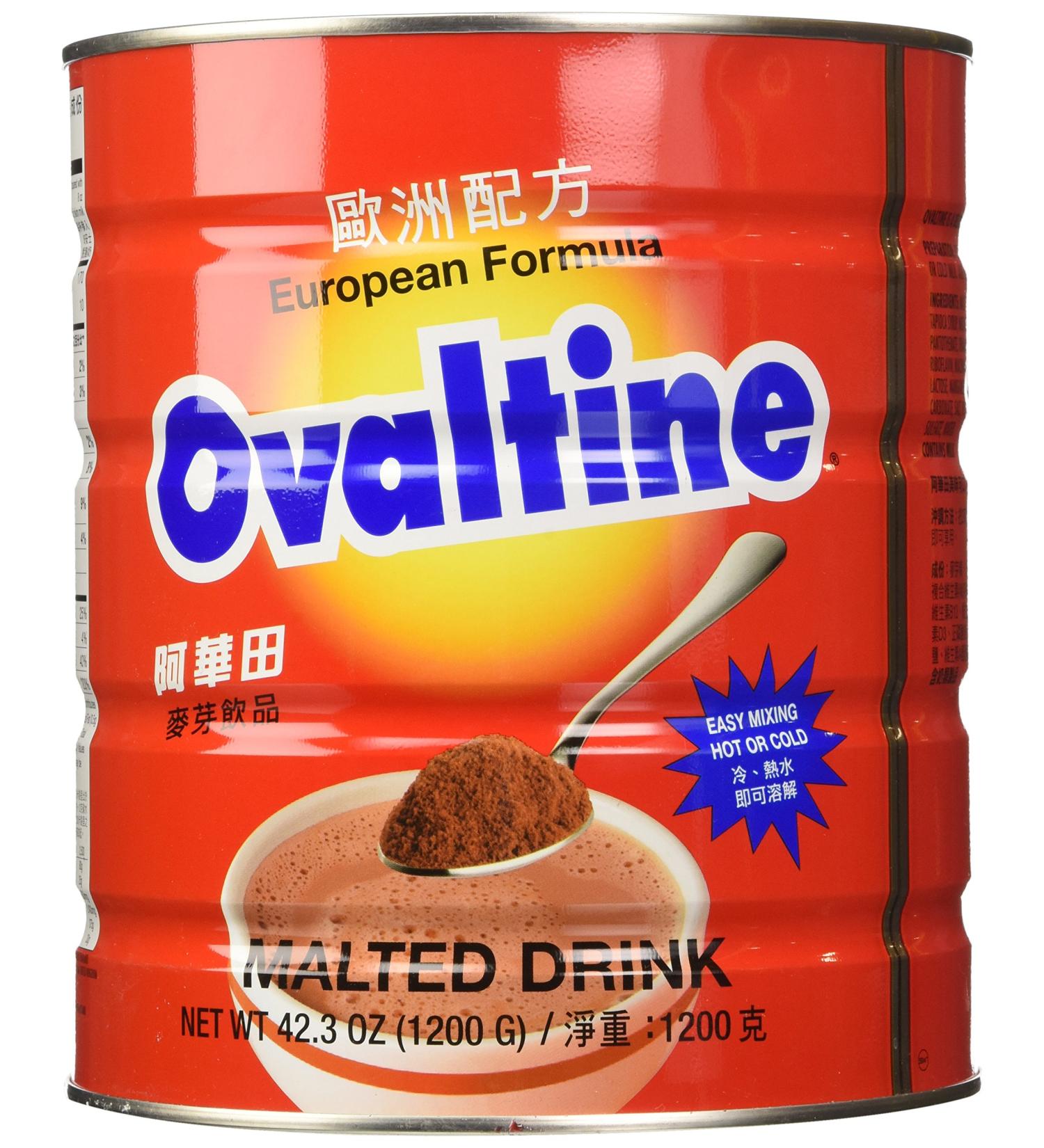 Ovaltine Malt Beverage Mix 1200g - 2.64 Pound (Pack of 1) | Rich Malt Flavor - Buy Online on GoSupps.com