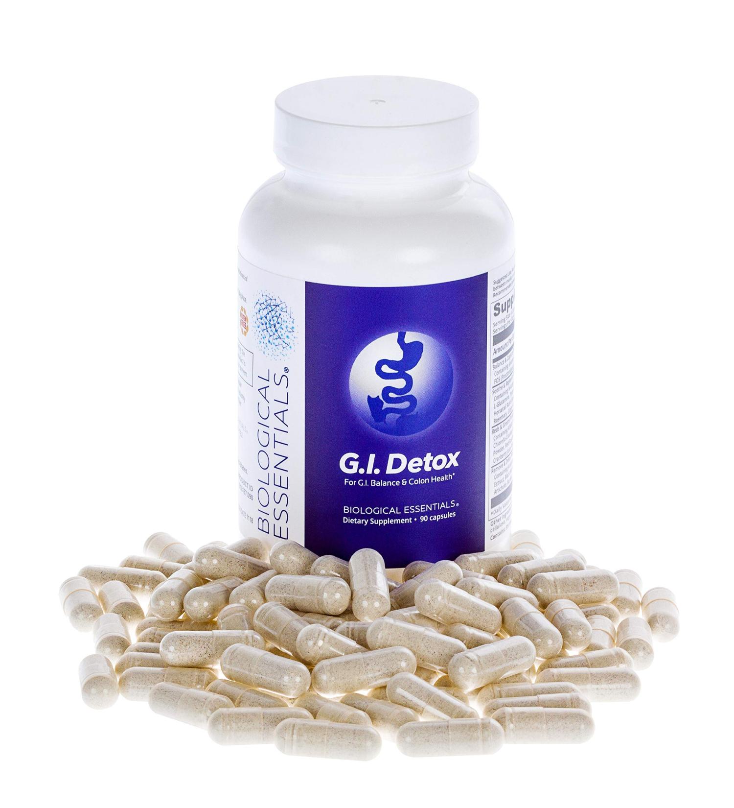 G.I. Detox Capsules - Cleanse, Soothe, and Replenish for Gastrointestinal Health (90 Capsules) - Buy Online on GoSupps.com
