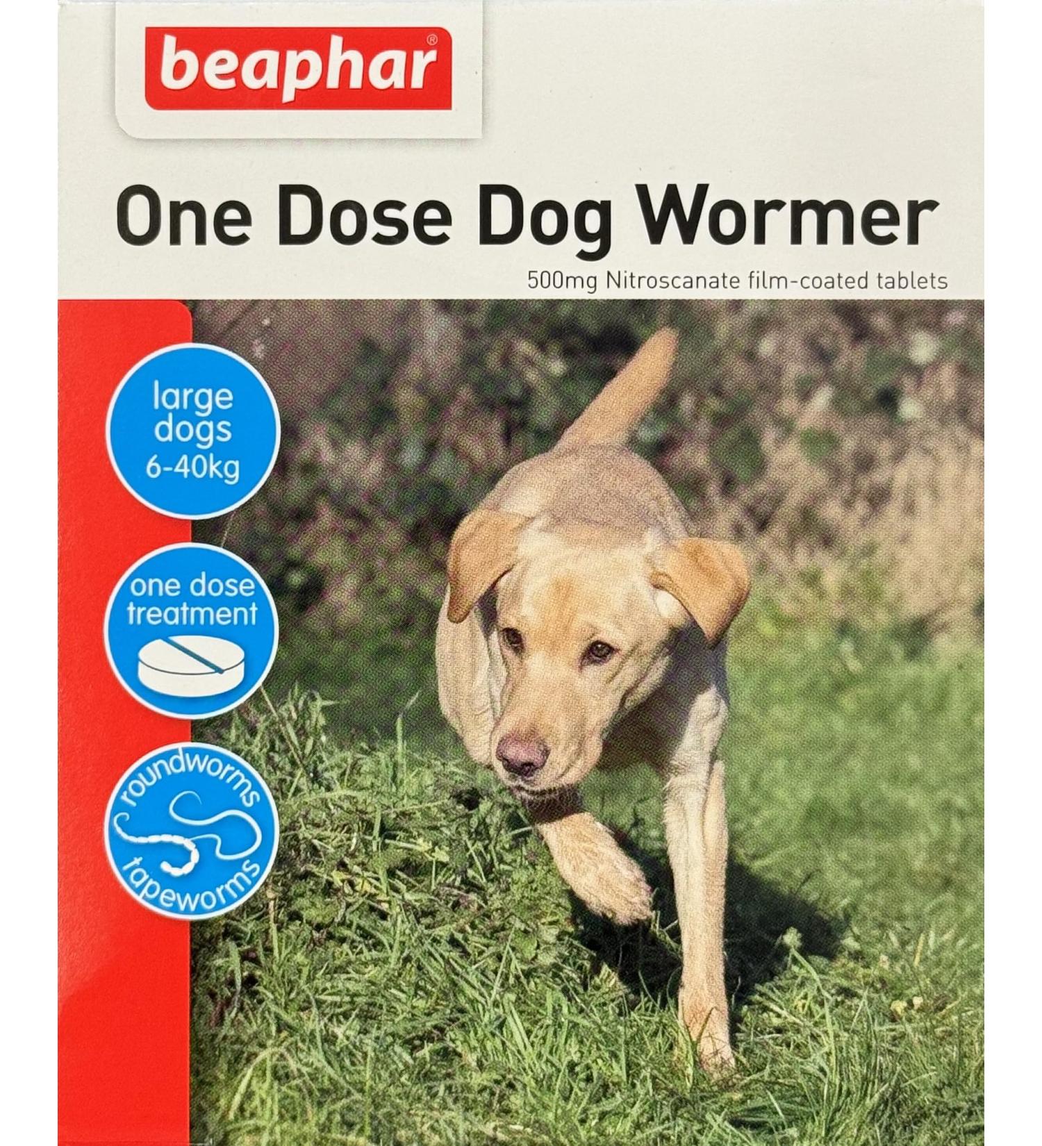 Beaphar One Dose Wormer Large Dog