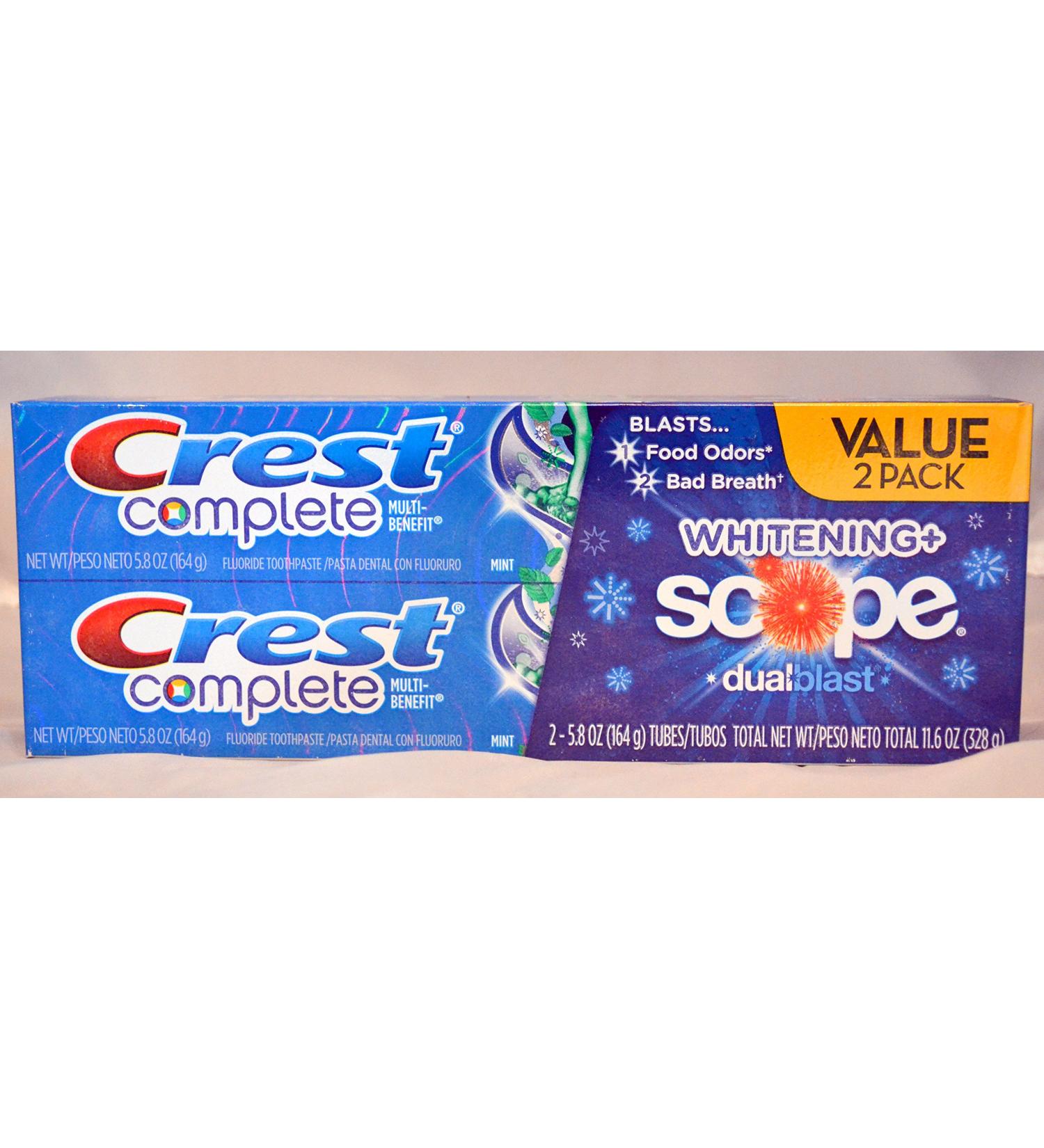 Crest Crest Set of 2 Complete Whitening Glasses 164g