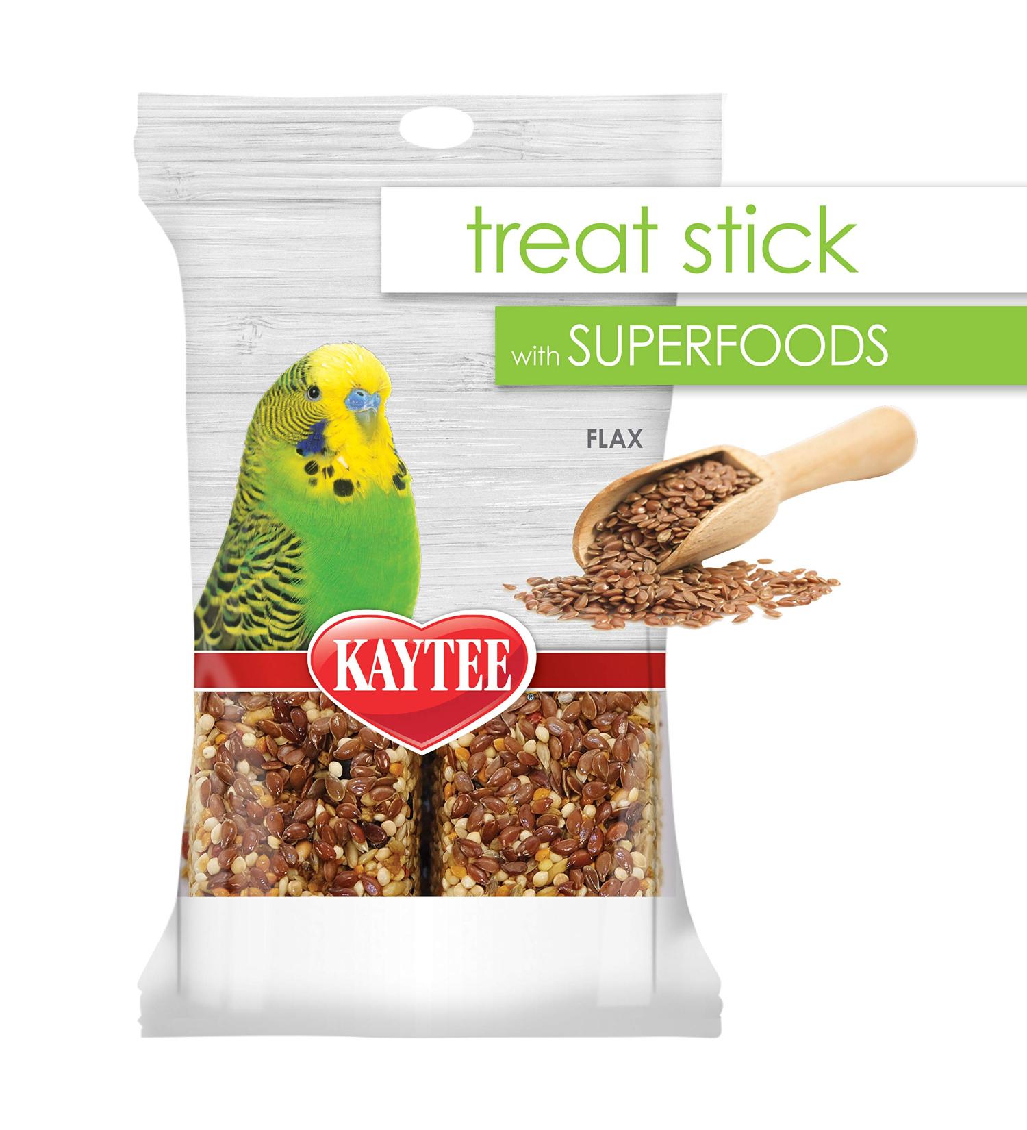 Kaytee Flax Avian Treat Stick with Superfood 5.5 Ounce - Nutritious Bird Snack - Buy Online on GoSupps.com