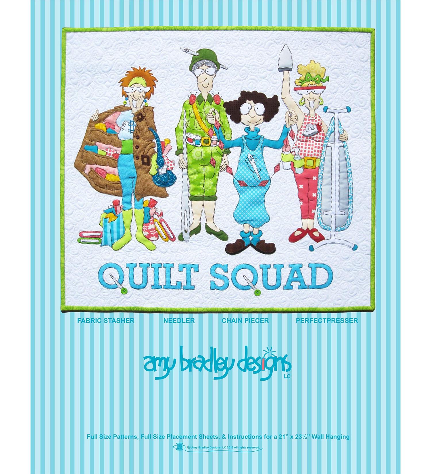 Amy Bradley Designs ABD270 Squad Quilt Pattern - Fun and Creative Design - Buy Online on GoSupps.com