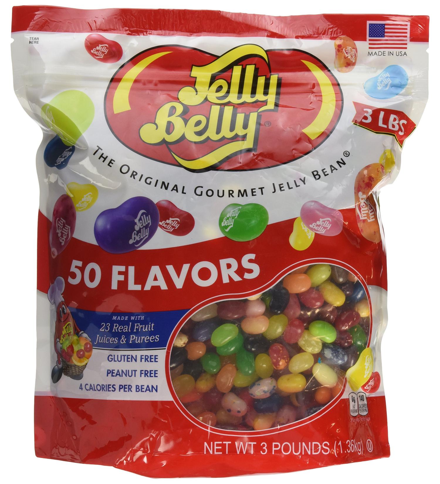 Jelly Belly Jelly Beans 3 lb - Delicious Assorted Flavors | Buy Online - Buy Online on GoSupps.com