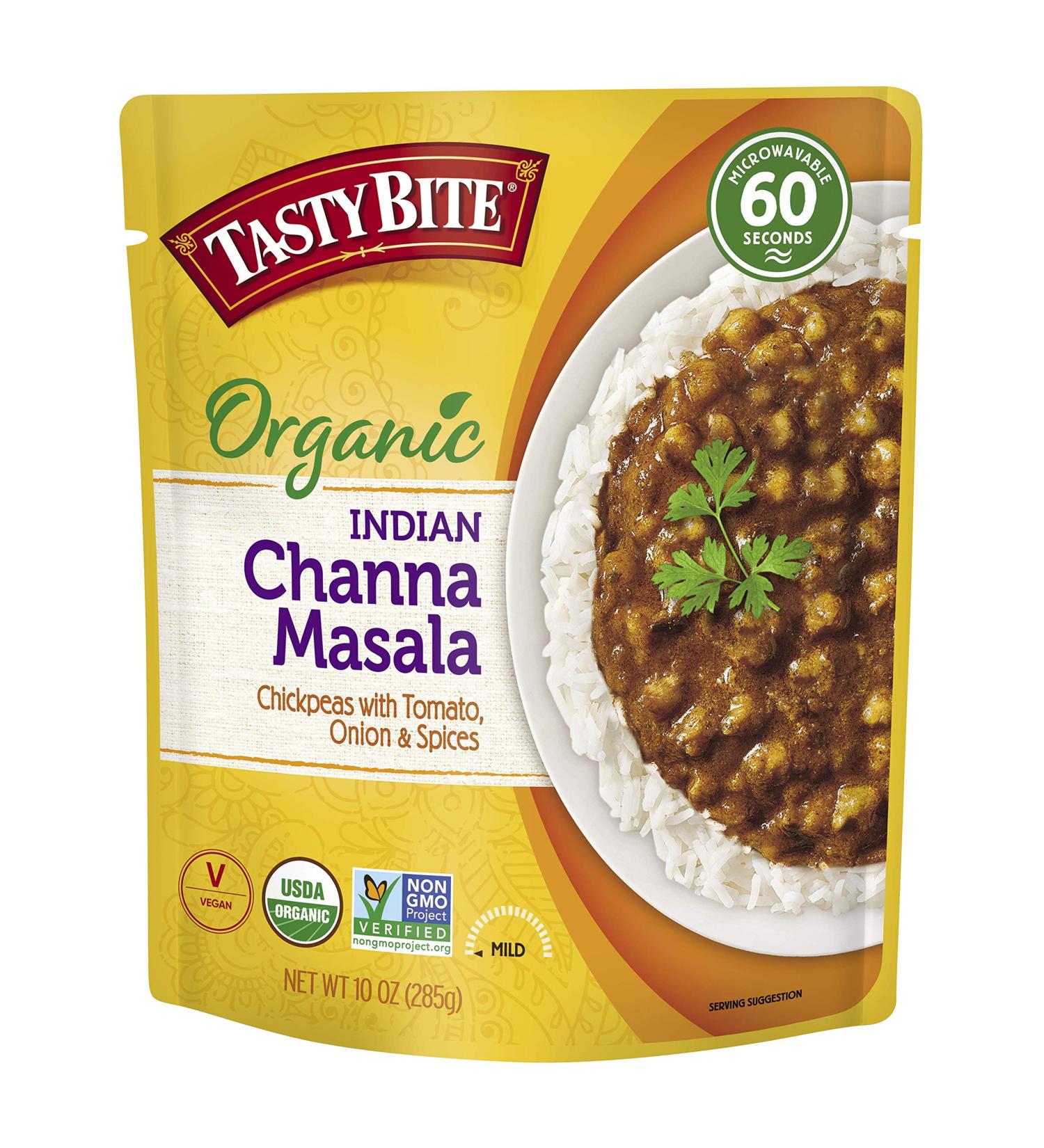 Tasty Bite Channa Masala - Microwaveable Indian Entrأ©e (10 oz, Pack of 6) | Ready to Eat - Buy Online on GoSupps.com