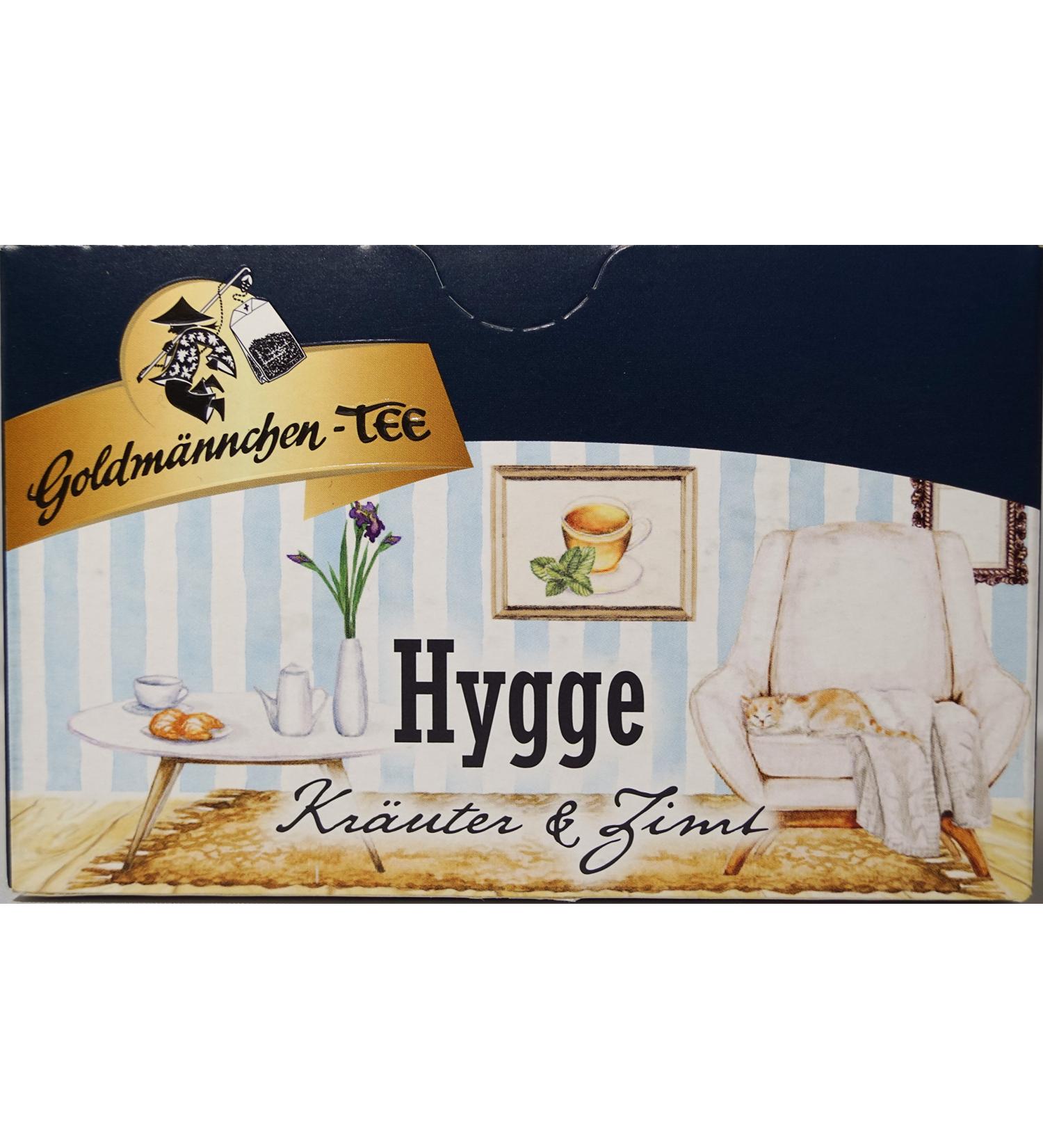 Goldmnnchen Gold Man Hygge Herbs & Cinnamon Herbal Tea Fragranced with Cinnamon Vanilla Flavoured Tea 20 Tea Bags X04288 - Buy Online on GoSupps.com