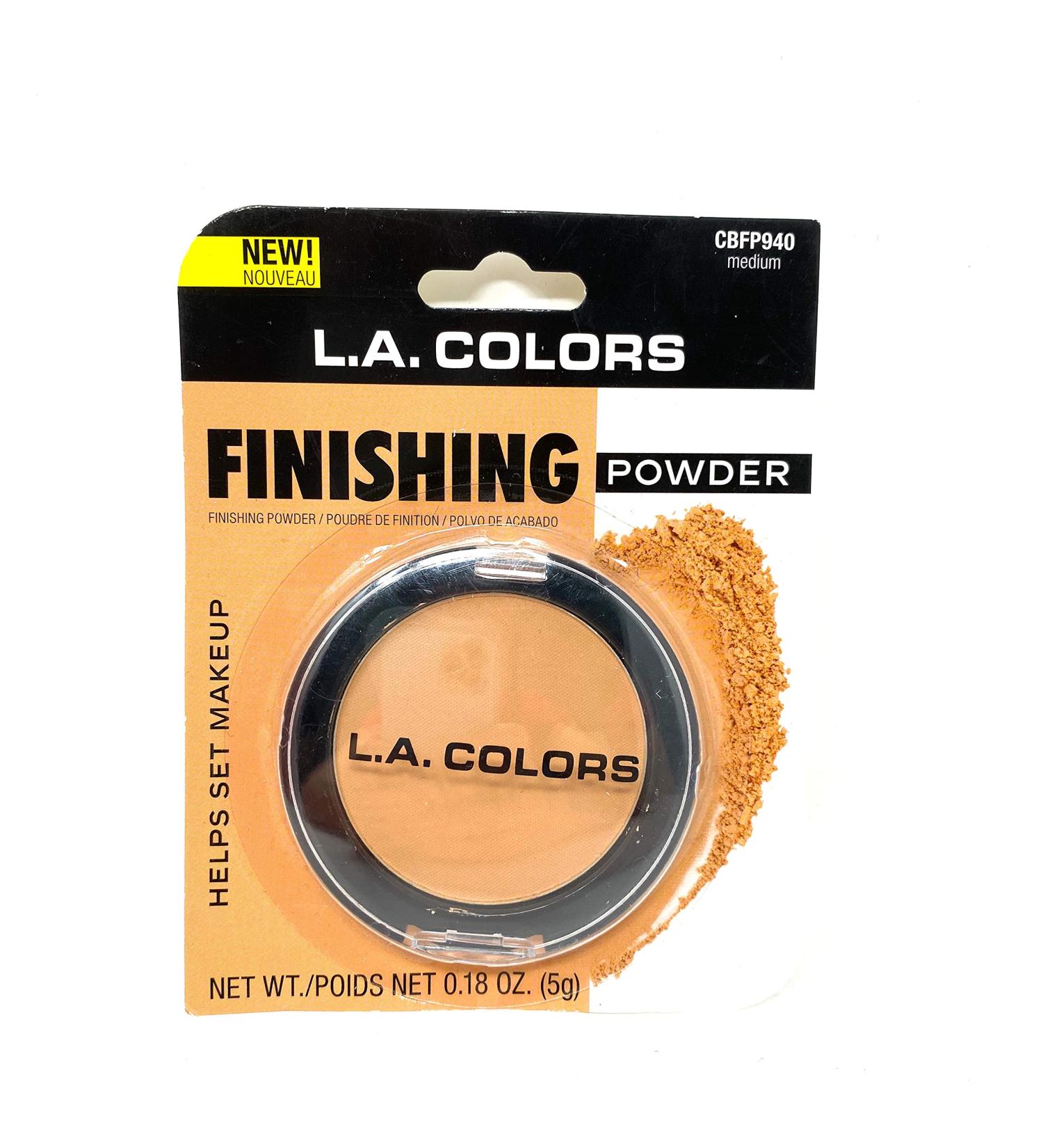 L.A.Colors Finishing Powder Helps Set Makeup CBFP940 Medium