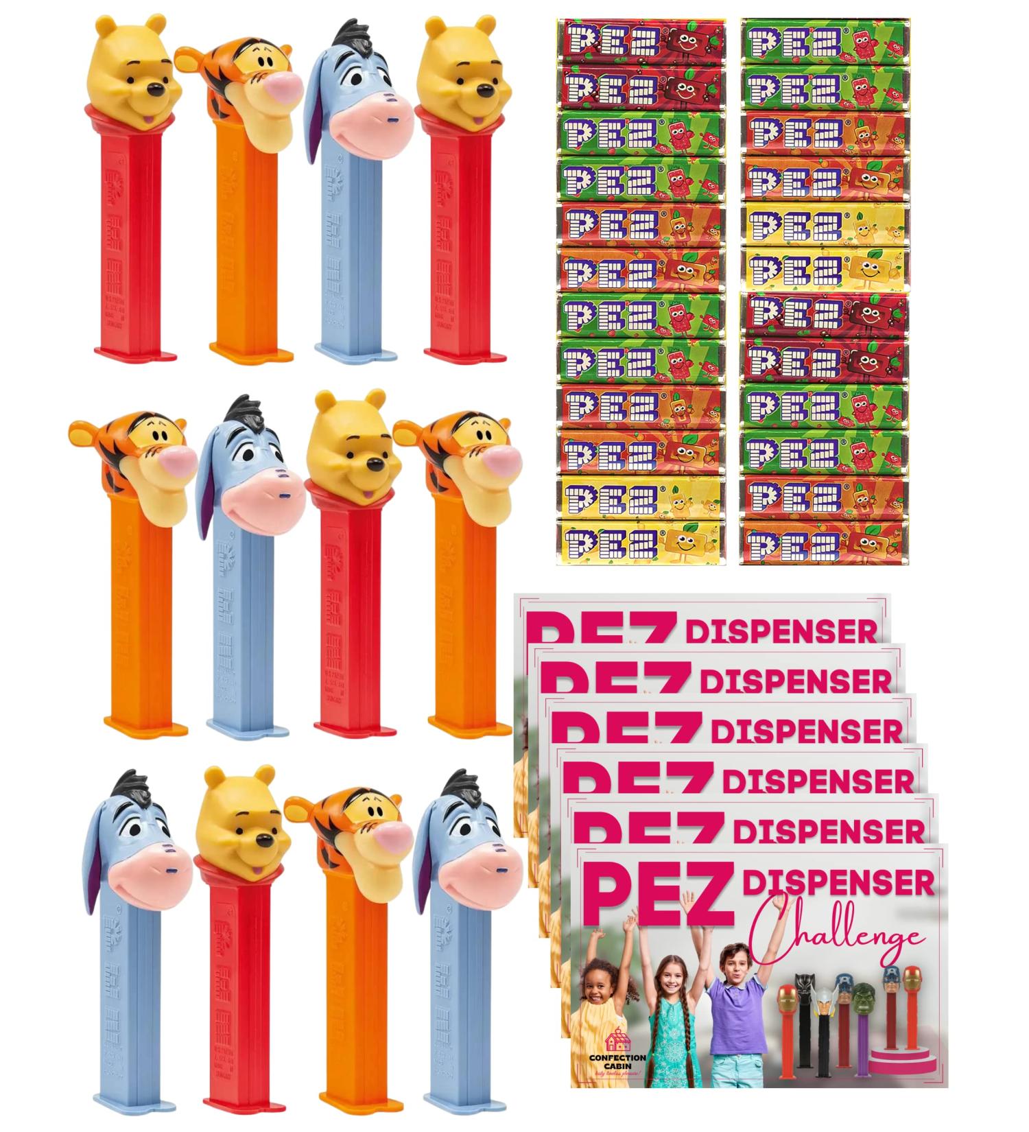 Winnie the Pooh Pez Dispenser Set Bundle with 12 Characters, Candy Refills, and Challenge Card - Perfect Birthday Gifts and Stocking Fillers - Buy Online on GoSupps.com