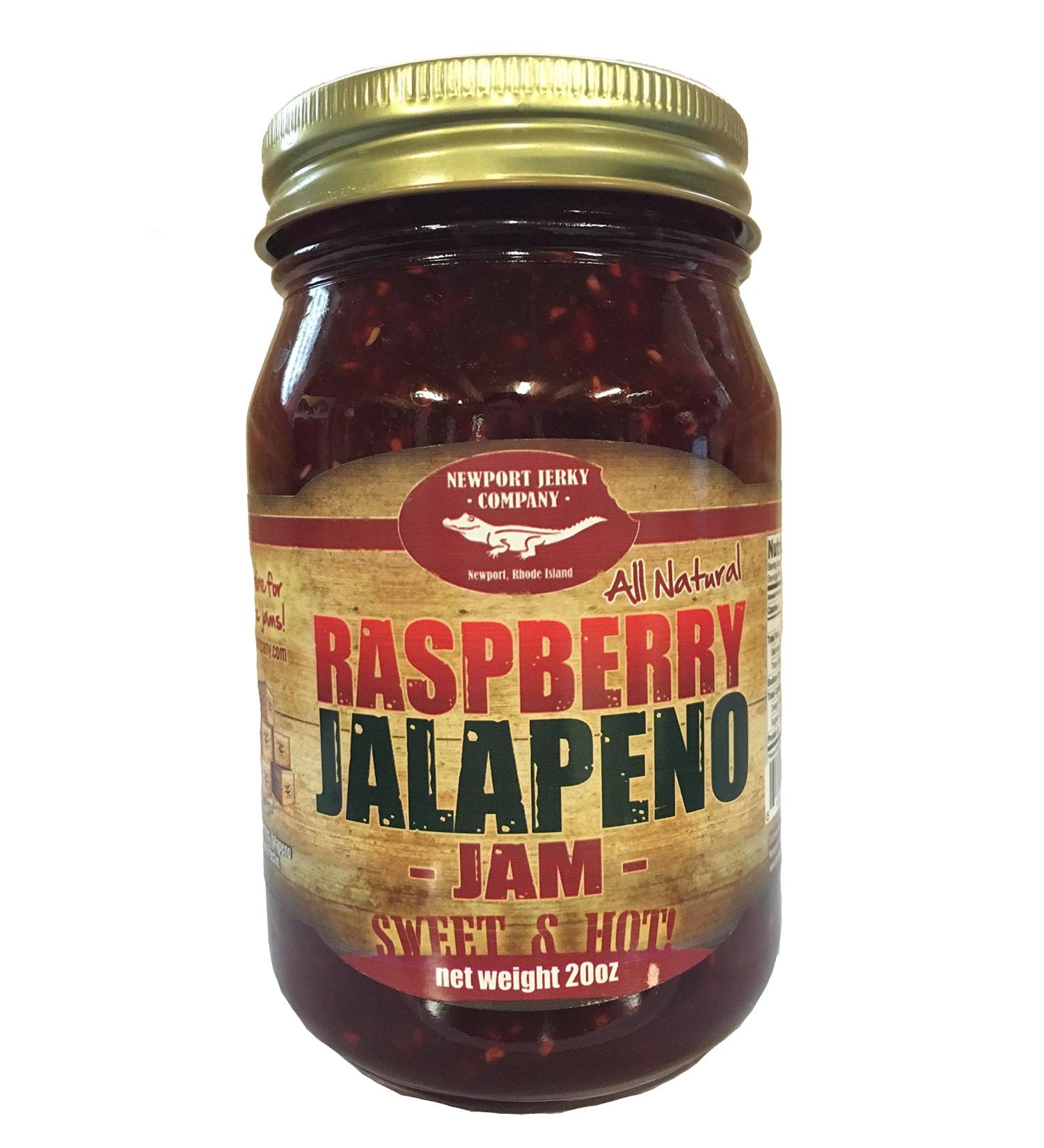Handcrafted Gourmet Raspberry Jalapeno Jam - Fat Free, Gluten Free & All Natural - 1.25 lb (Pack of 1) - Buy Online on GoSupps.com