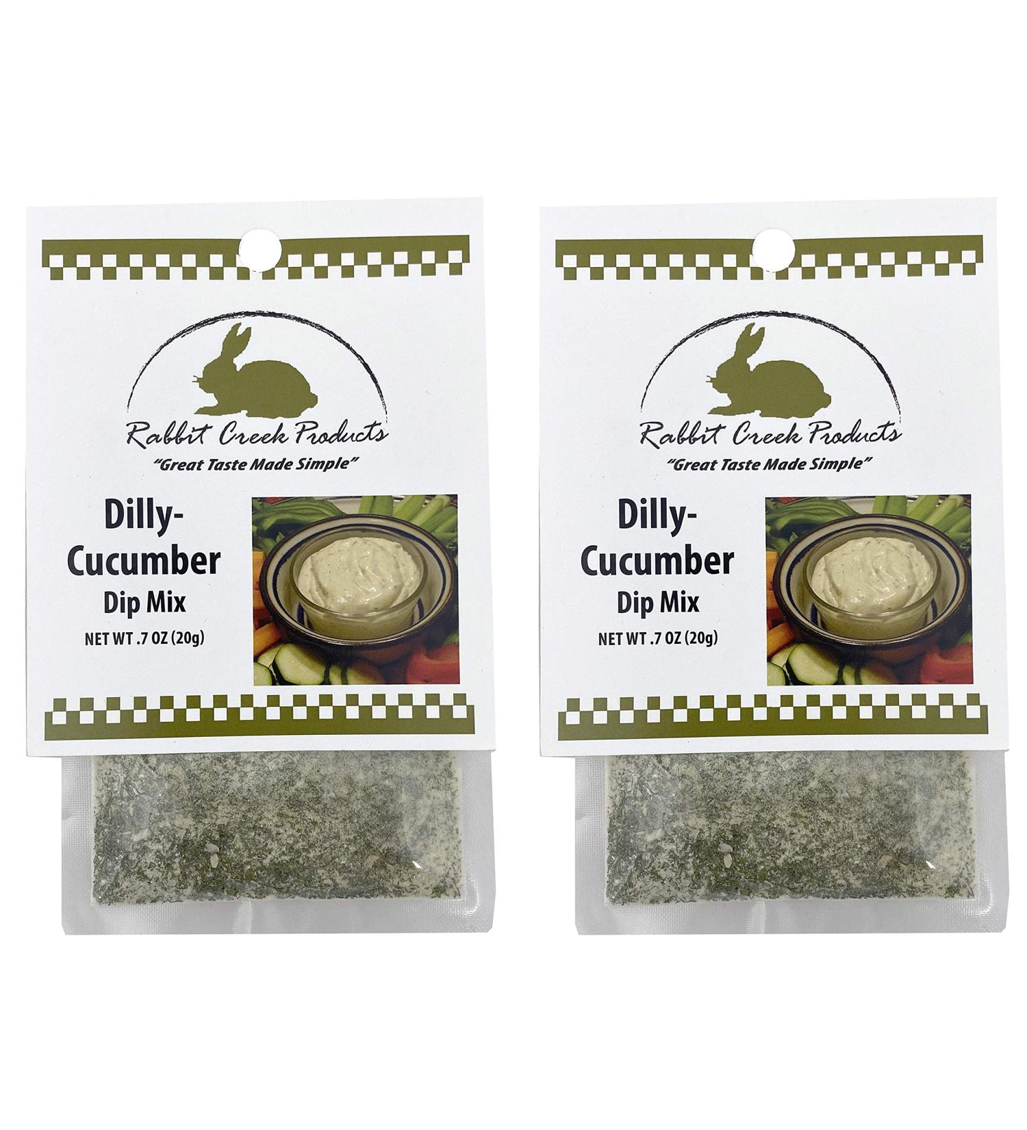 Rabbit Creek Dilly Cucumber Vegetable Dip Mix Pack of 2 - Creamy Cucumber Dill Dip Combo - Buy Online on GoSupps.com