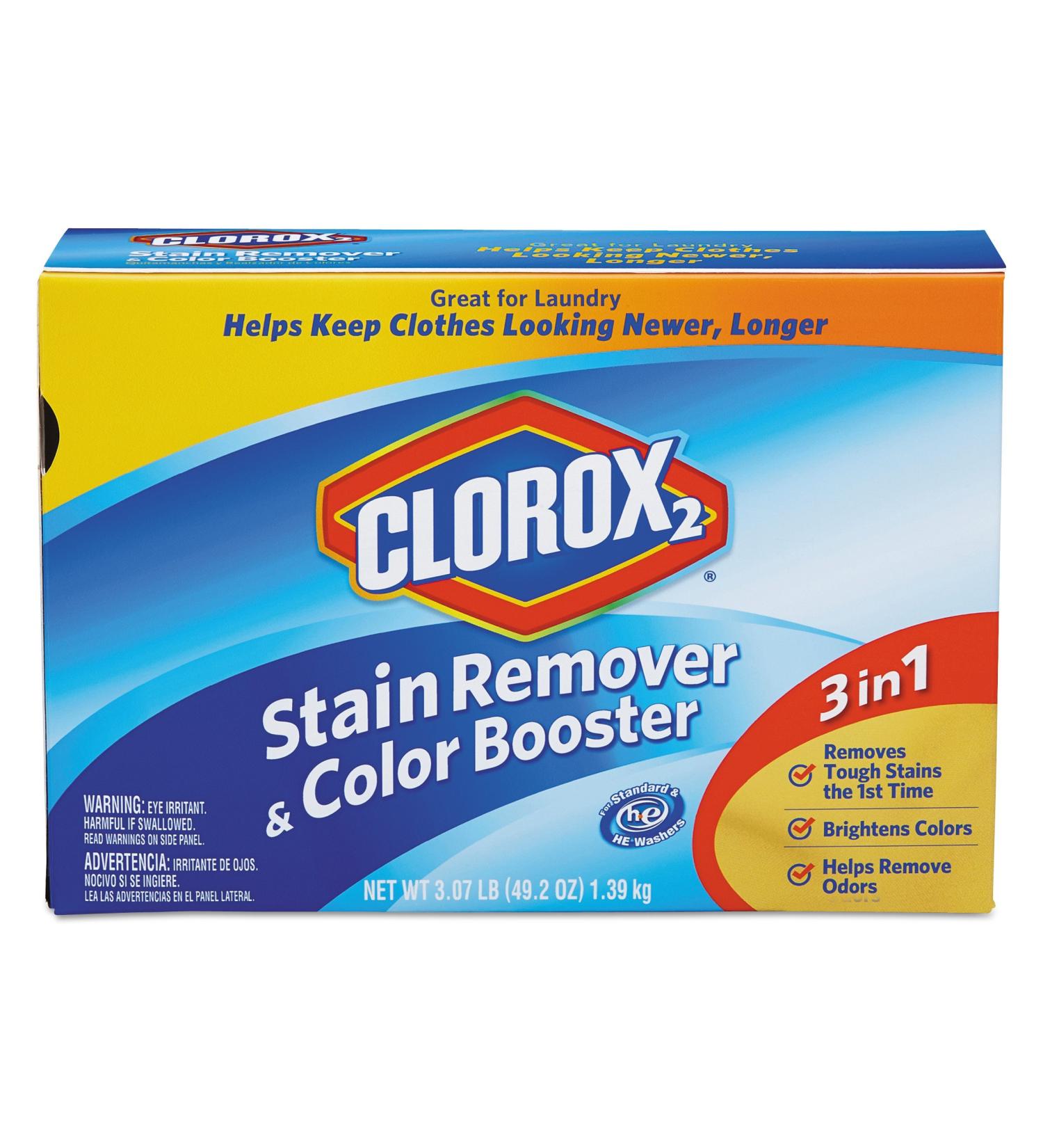 Clorox 2 Stain Remover & Color Booster Powder - 49.2oz Box (Case of 4) | International Shipping Available - Buy Online on GoSupps.com