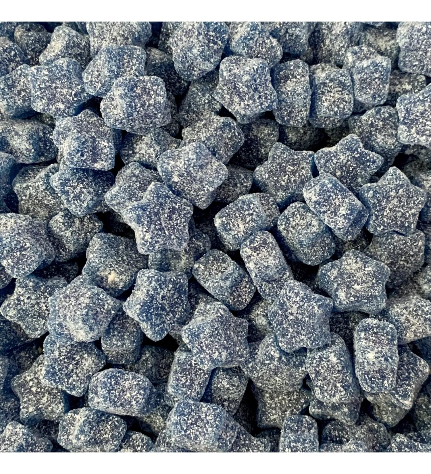 Fizzy Blue Stars 200g Treat Bag by The Gourmet Sweet Company