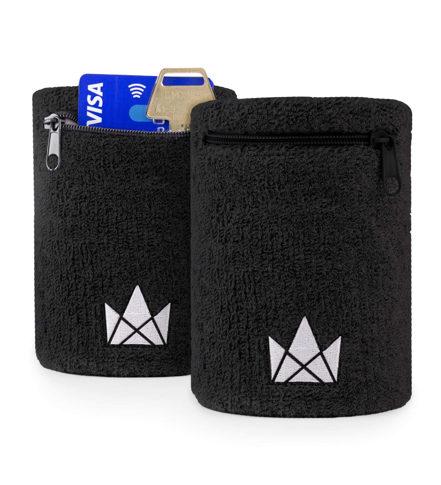 The Friendly Swede Welding Band 2 Set - Adjustable Wristband & Zip Pocket Bracelet for Welding | Black (14-17 cm) - International Shipping Available - Buy Online on GoSupps.com