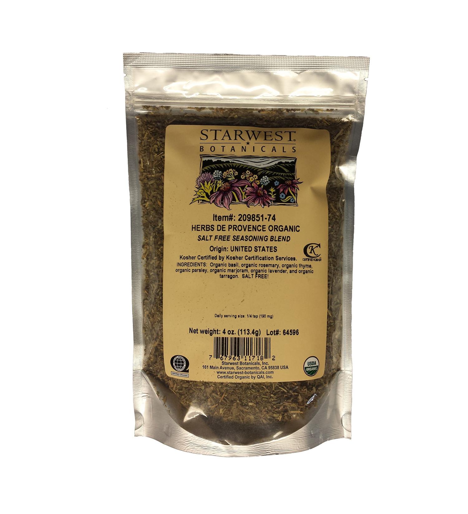 Organic Herbs De Provence - 4 oz