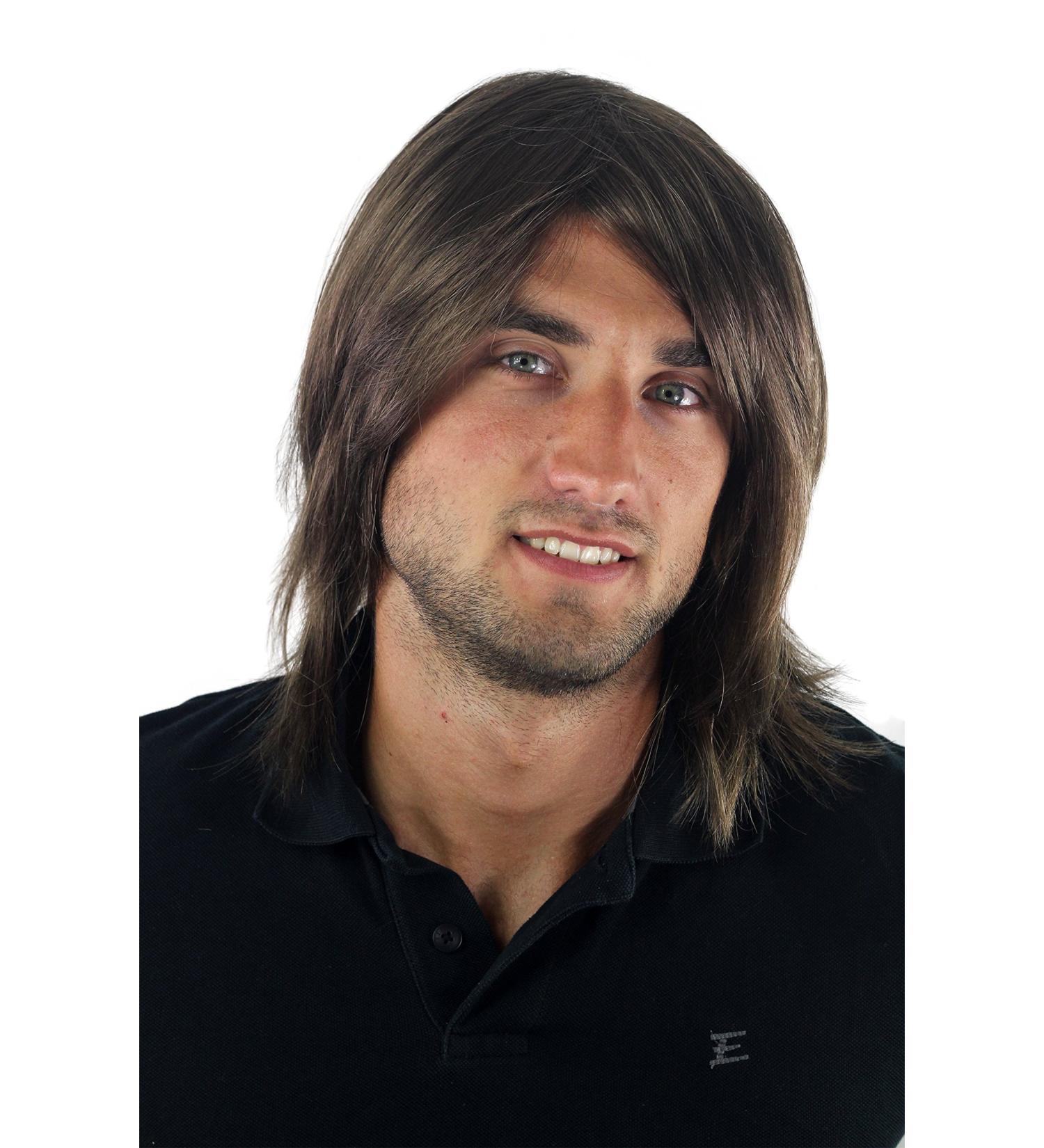 Buy WIG ME UP GFW892-10 Men's Long Brown Wig - Casual Fashionable Toupee 35 cm | International Shipping Available - Buy Online on GoSupps.com