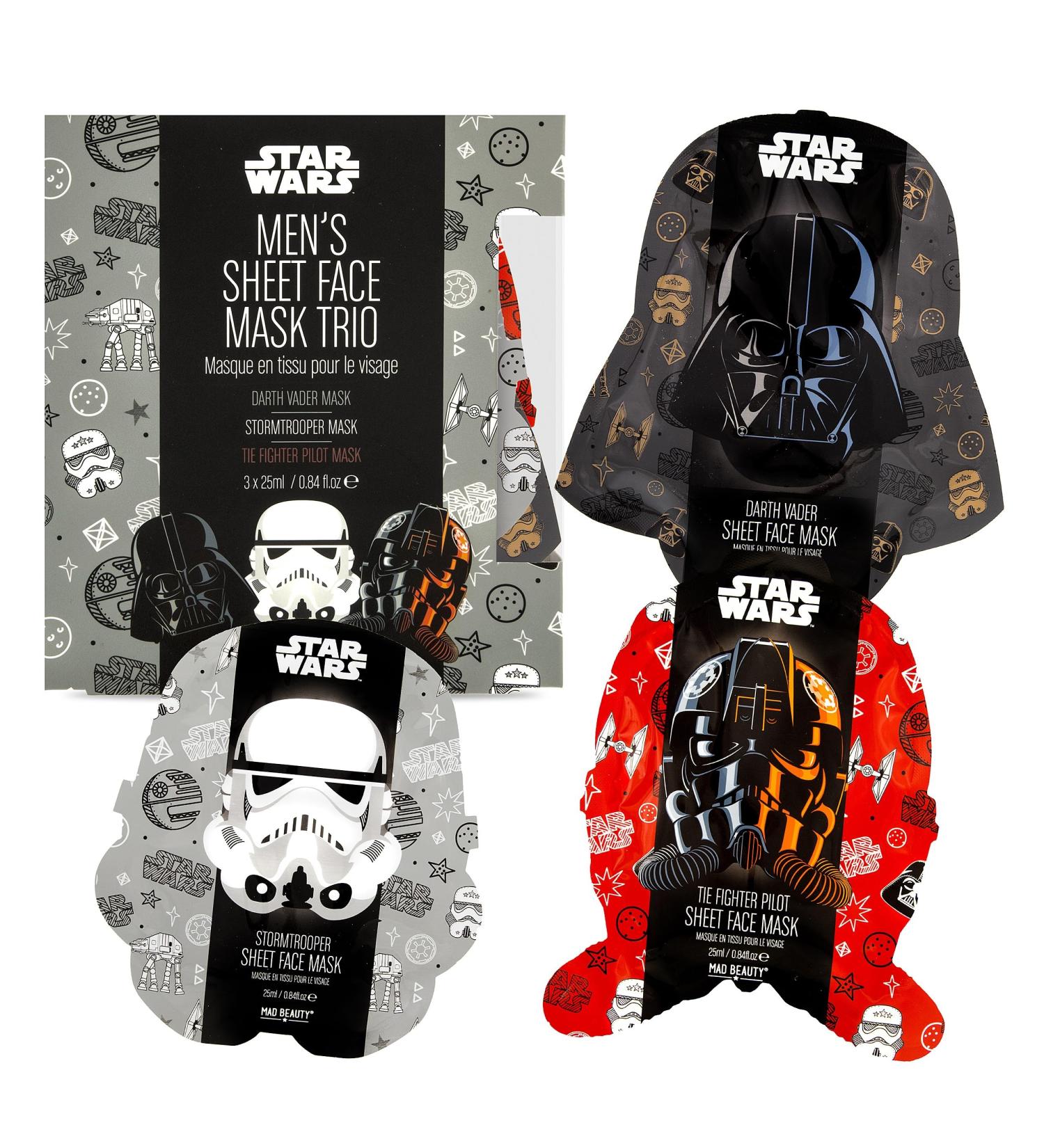 Shop MAD Beauty Star Wars Cosmetic Sheet Masks - Darth Vader Yoda C3PO & Chewbacca | Hydrating & Soothing Gift Collection - Buy Online on GoSupps.com