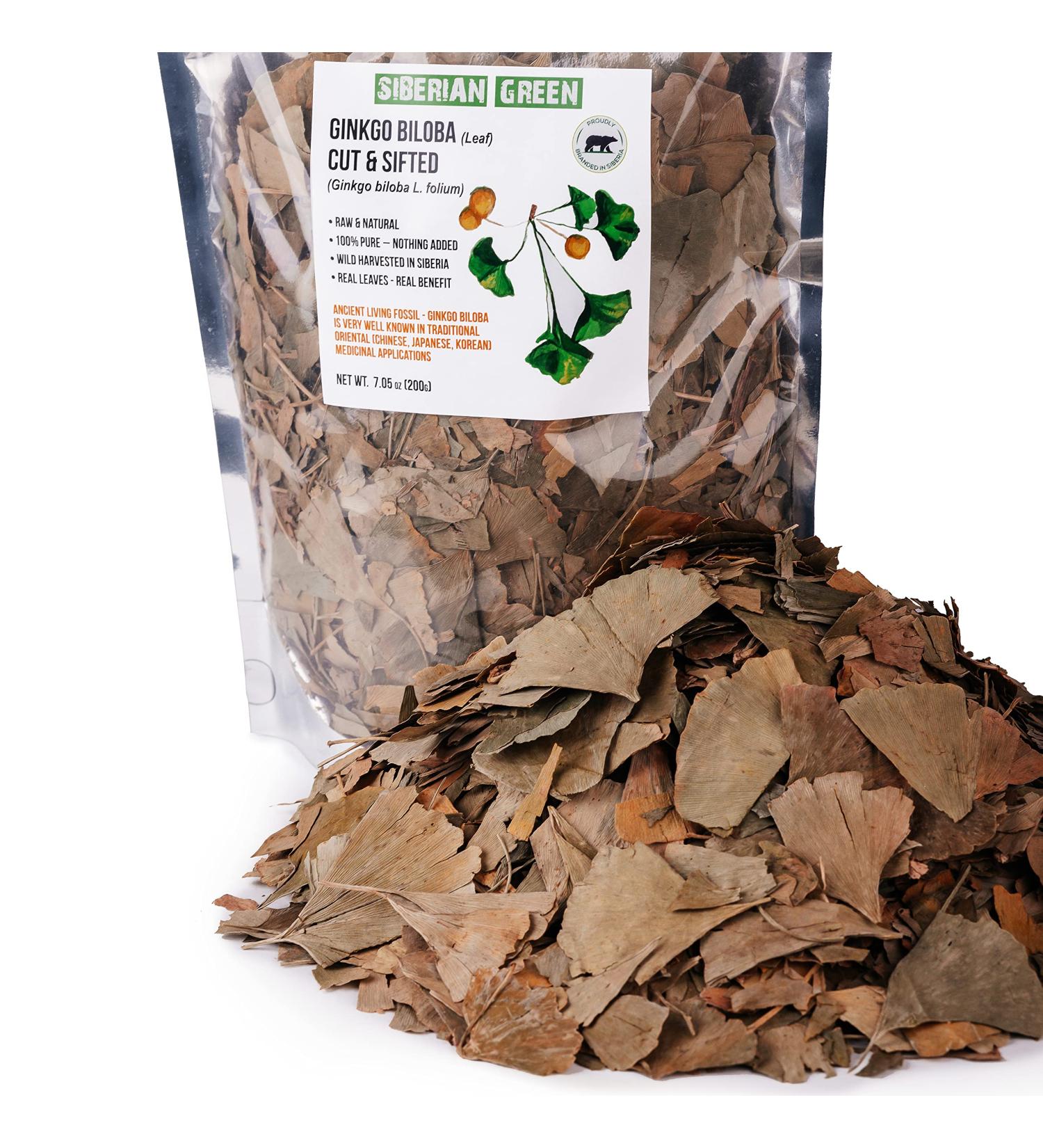 Siberian Green Ginkgo Tea 200g - Buy Online on GoSupps.com