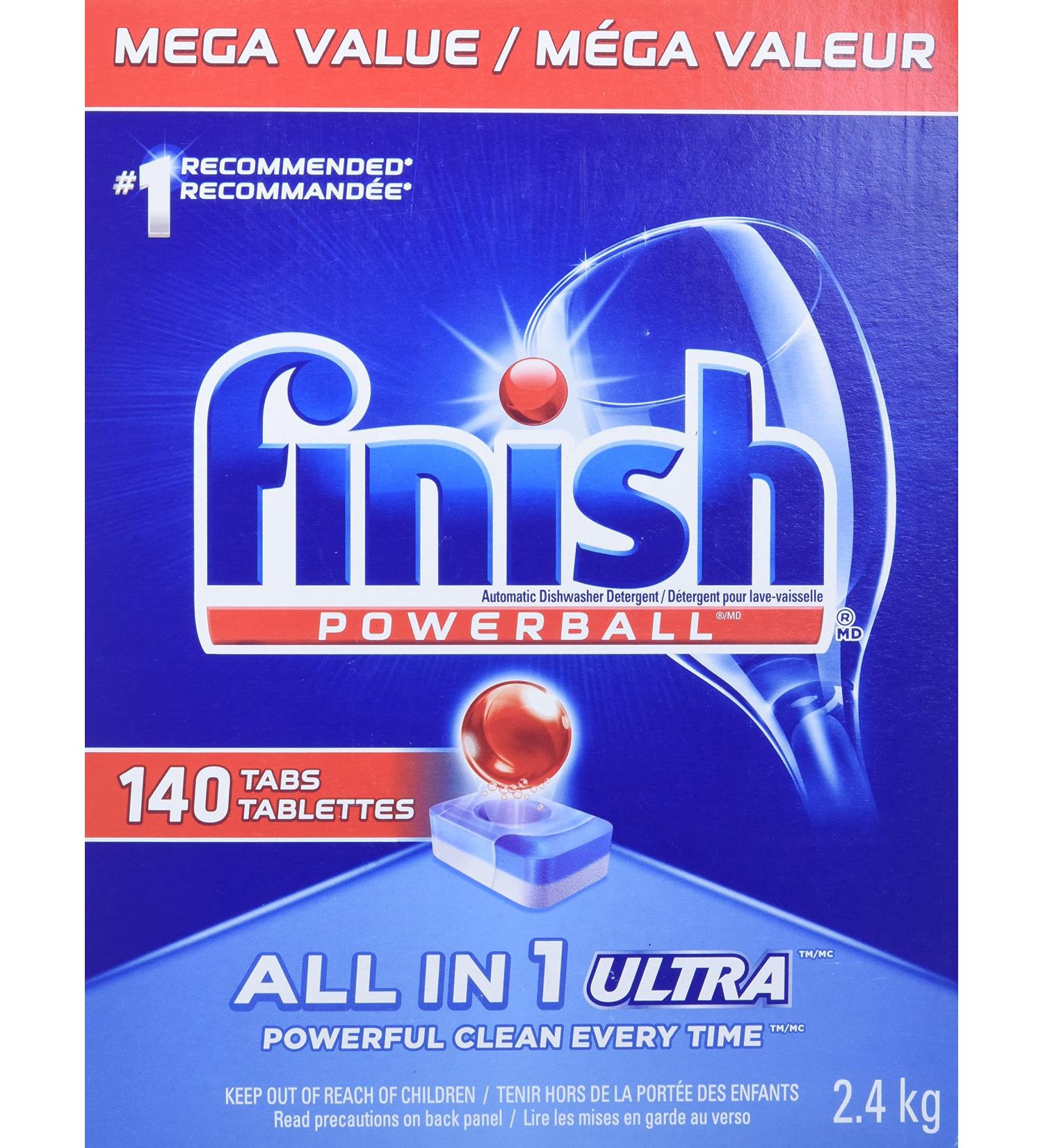 Powerball All in 1 Ultra Dishwasher Detergent 2.4 kg 140 Count - Buy Online on GoSupps.com