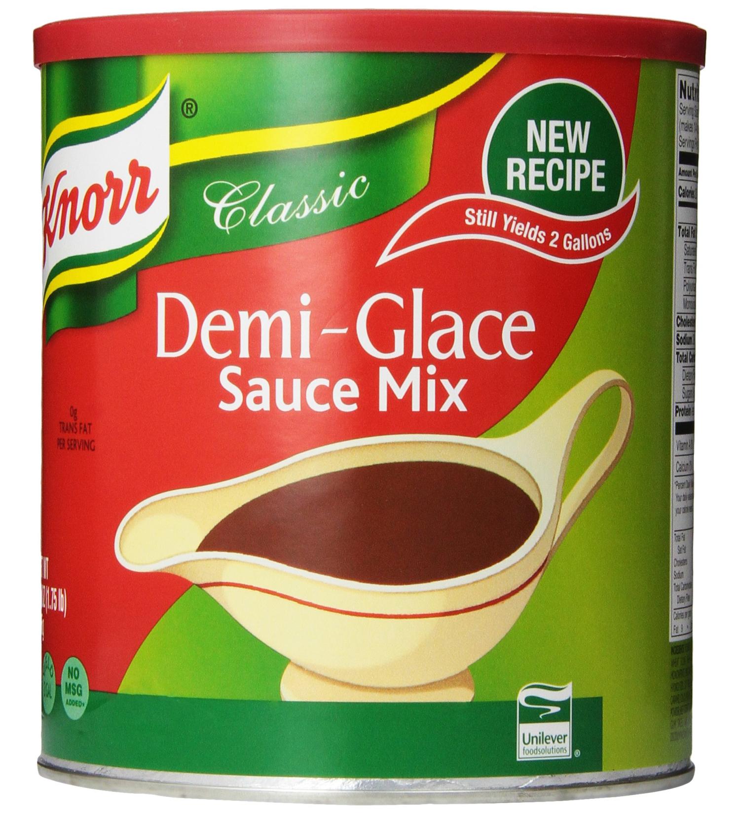 Knorr Demi-Glace Sauce Mix - 28 oz Canister - Buy Online on GoSupps.com