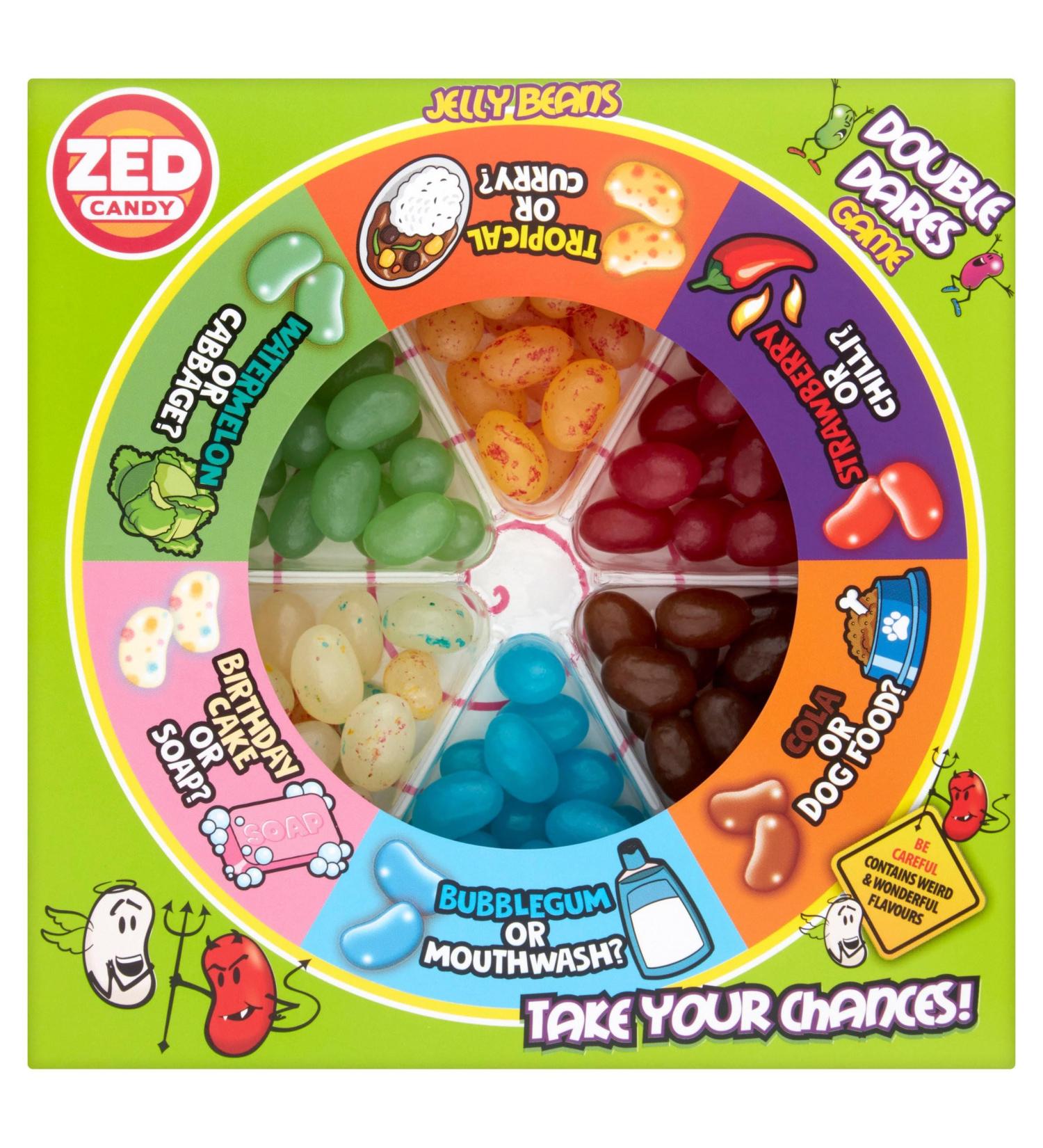 Zed Candy Double Dares jelly beans Candy Game 100g