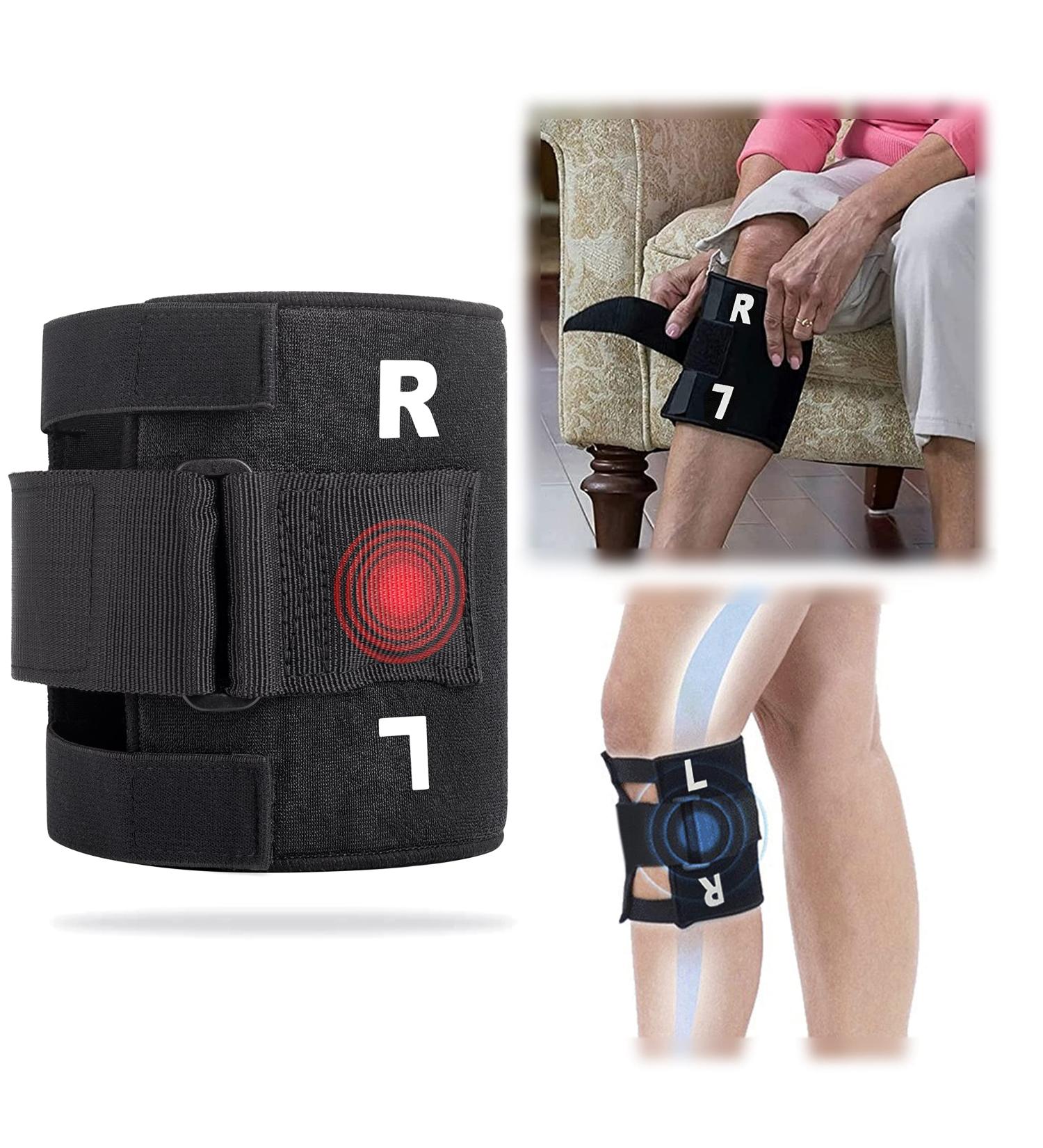 PURDU Sciatica Pain Relief Brace - As Seen on TV - Knee Brace for Men and Women - Lower Back Pain Relief - Black, 1 Pack - Buy Online on GoSupps.com