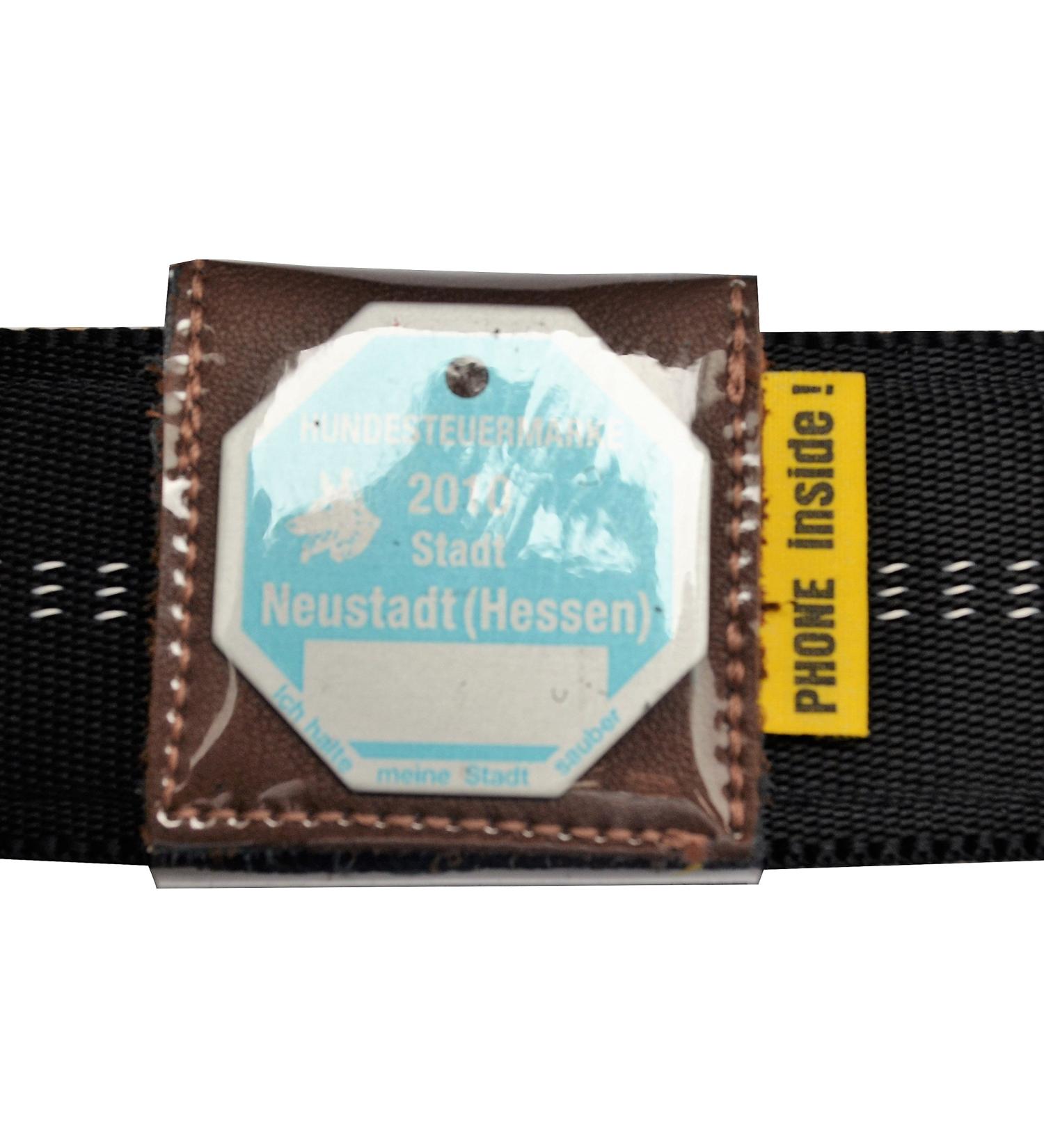 Josi.li Nappa Leather Dog Collar Bag - Eco-Friendly Fits Up to 35mm Collars Available in Multiple Colors - Buy Online on GoSupps.com