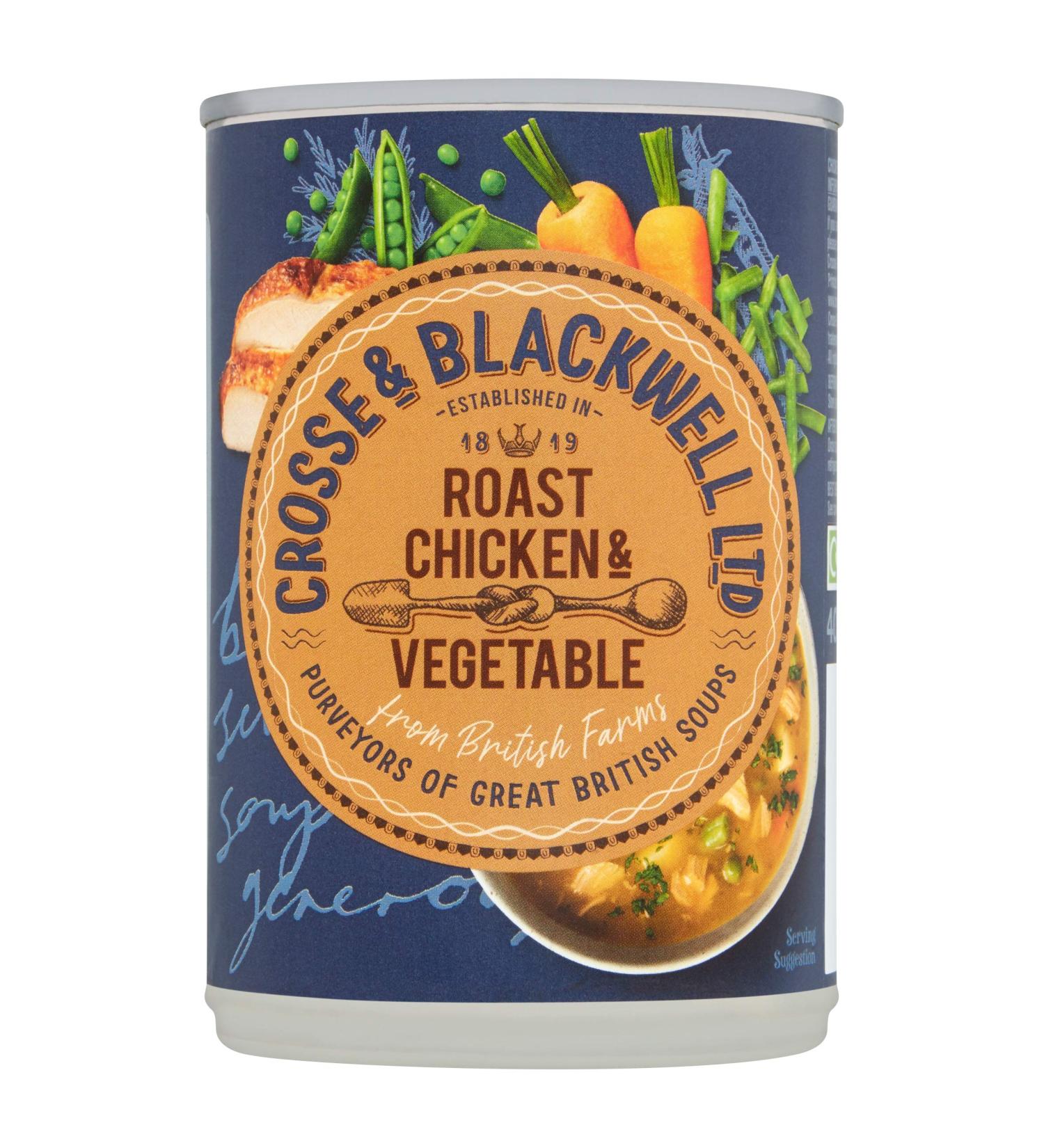 Crosse & Blackwell Crosse & Blackwell Best Of British 6-pack of chicken and vegetable soups 400g