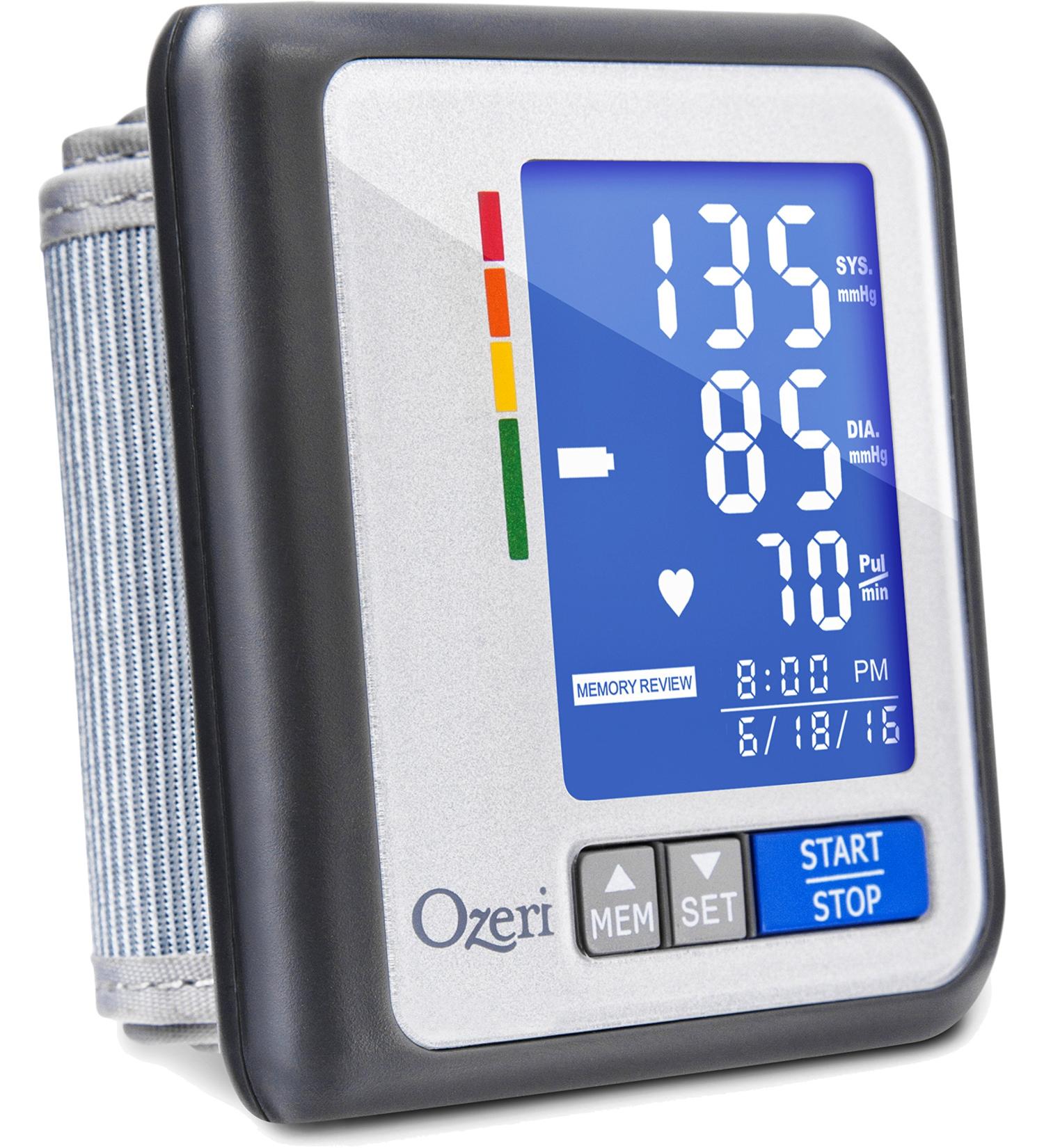 Ozeri CardioTech Travel Series BP6T Rechargeable Blood Pressure Monitor with Hypertension Indicator - Buy Online on GoSupps.com
