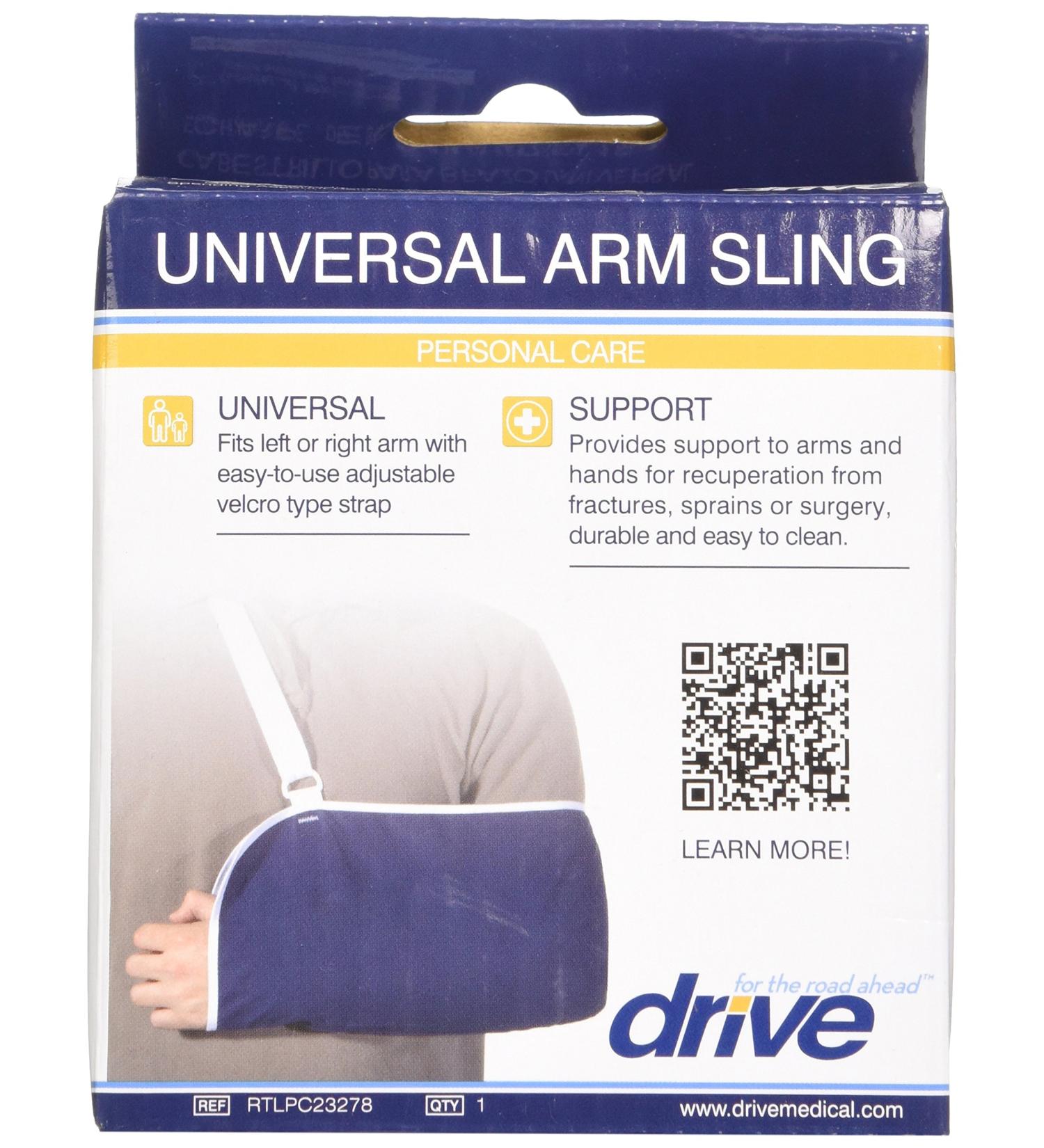 Buy Drive Medical Universal Arm Sling - Comfortable Blue Support for International Shipping - Buy Online on GoSupps.com