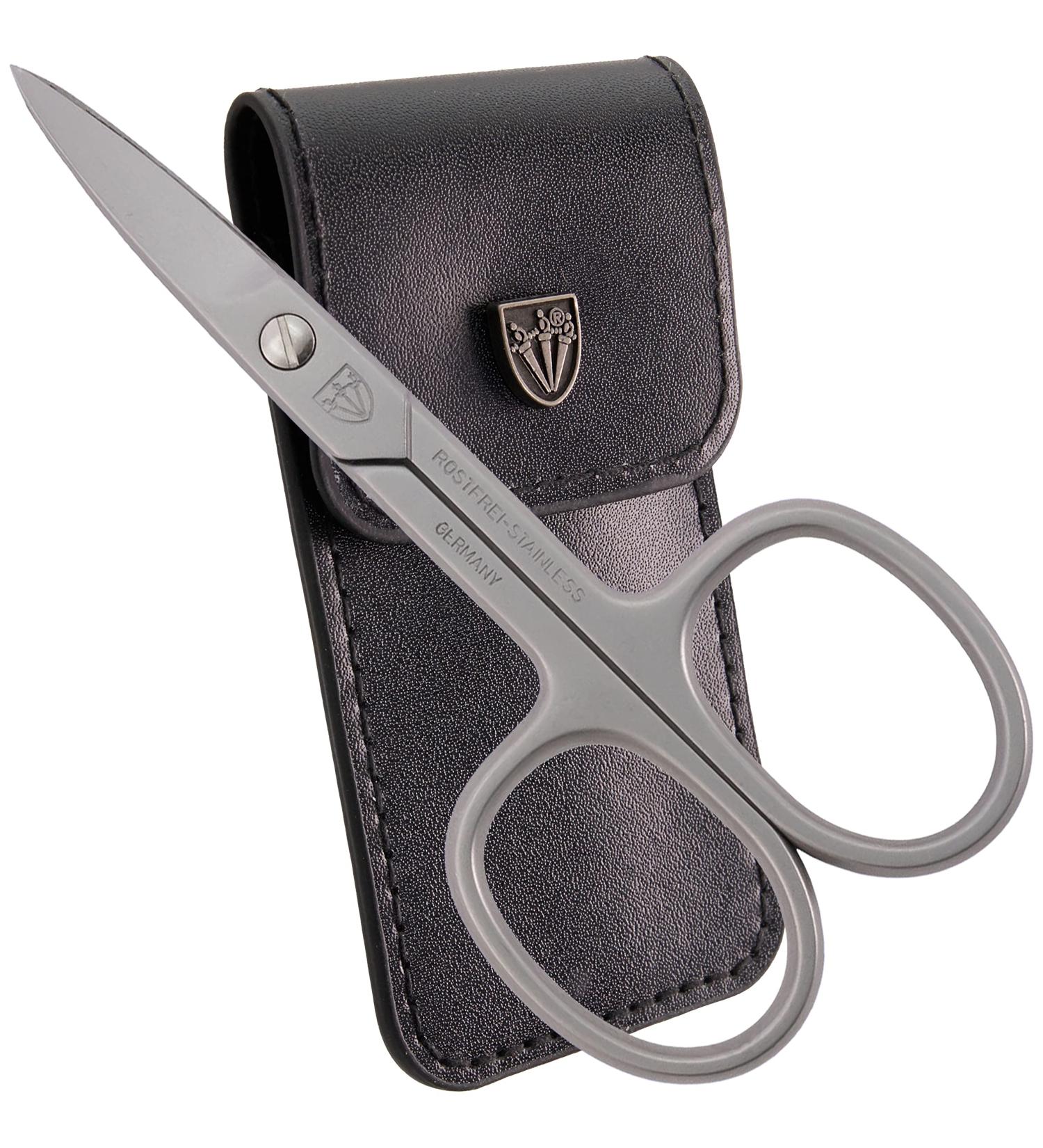 3 Swords Germany - Brand Quality Stainless Steel INOX Curved Nail Scissors with case Manicure Pedicure Grooming - Professional Nail Care by 3 Swords Made in Germany - Buy Online on GoSupps.com