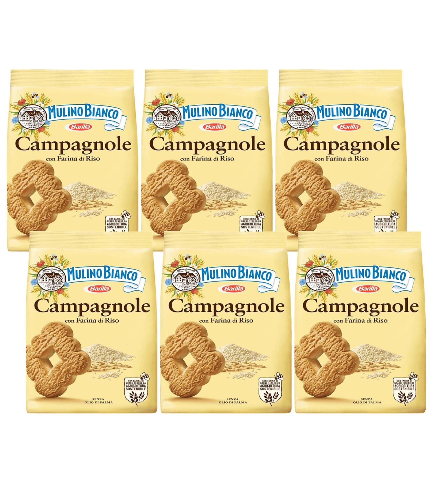MULINO BIANCO Campagnole rice flour shortbread cookies 700g (Campagnole x6) - Buy Online on GoSupps.com