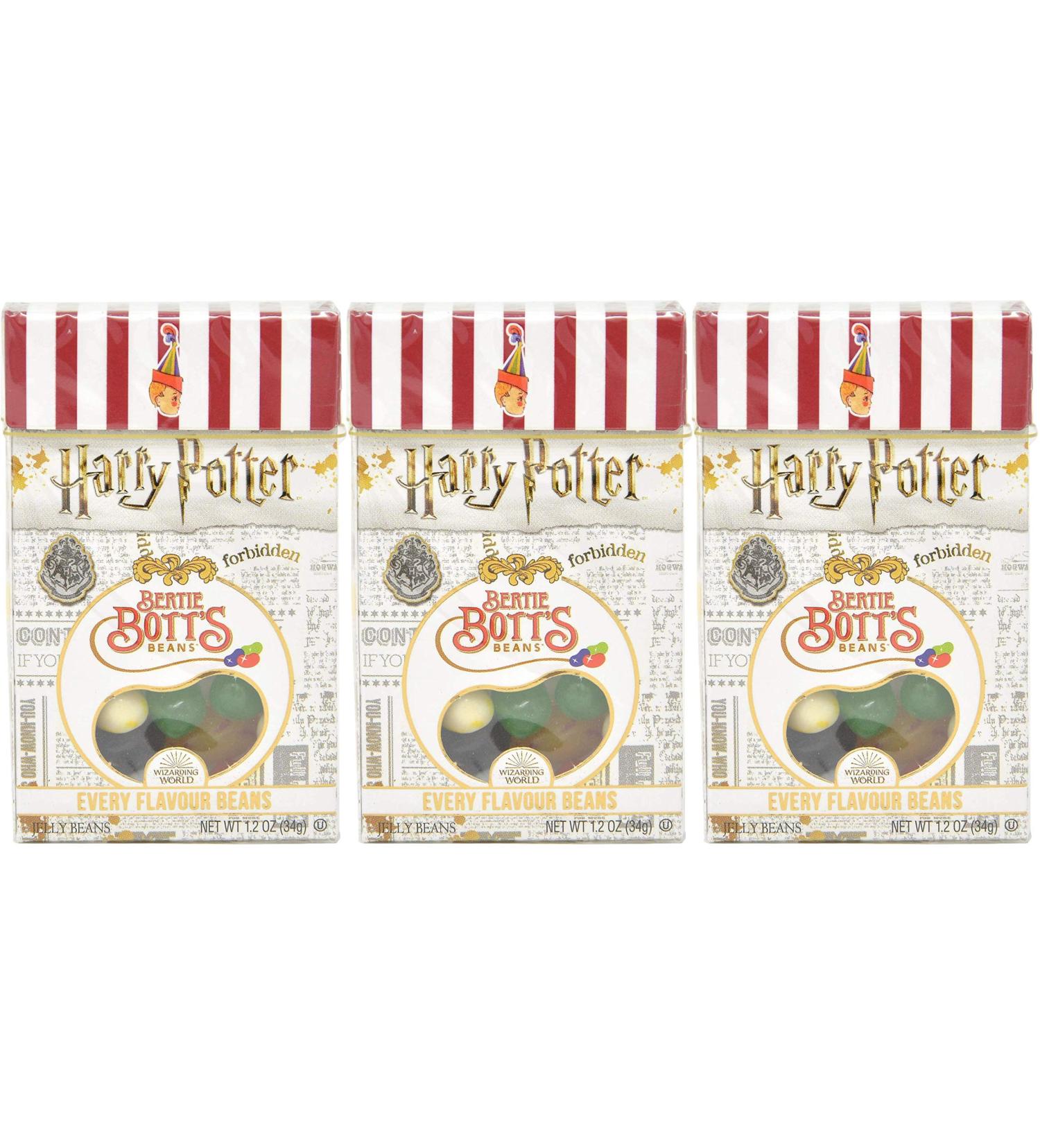 Harry Potter Bertie Bott's Every Flavour Jelly Belly Beans 3-Pack 1.2 OZ (34g) - Wizarding World Treats - Buy Online on GoSupps.com