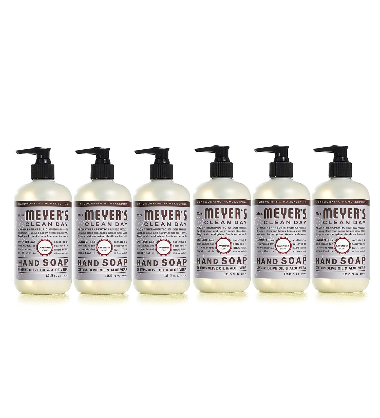 MRS. MEYER'S CLEAN DAY Lavender Scent Hand Soap 12.5oz Bottle (Pack of 6) - Buy Online on GoSupps.com