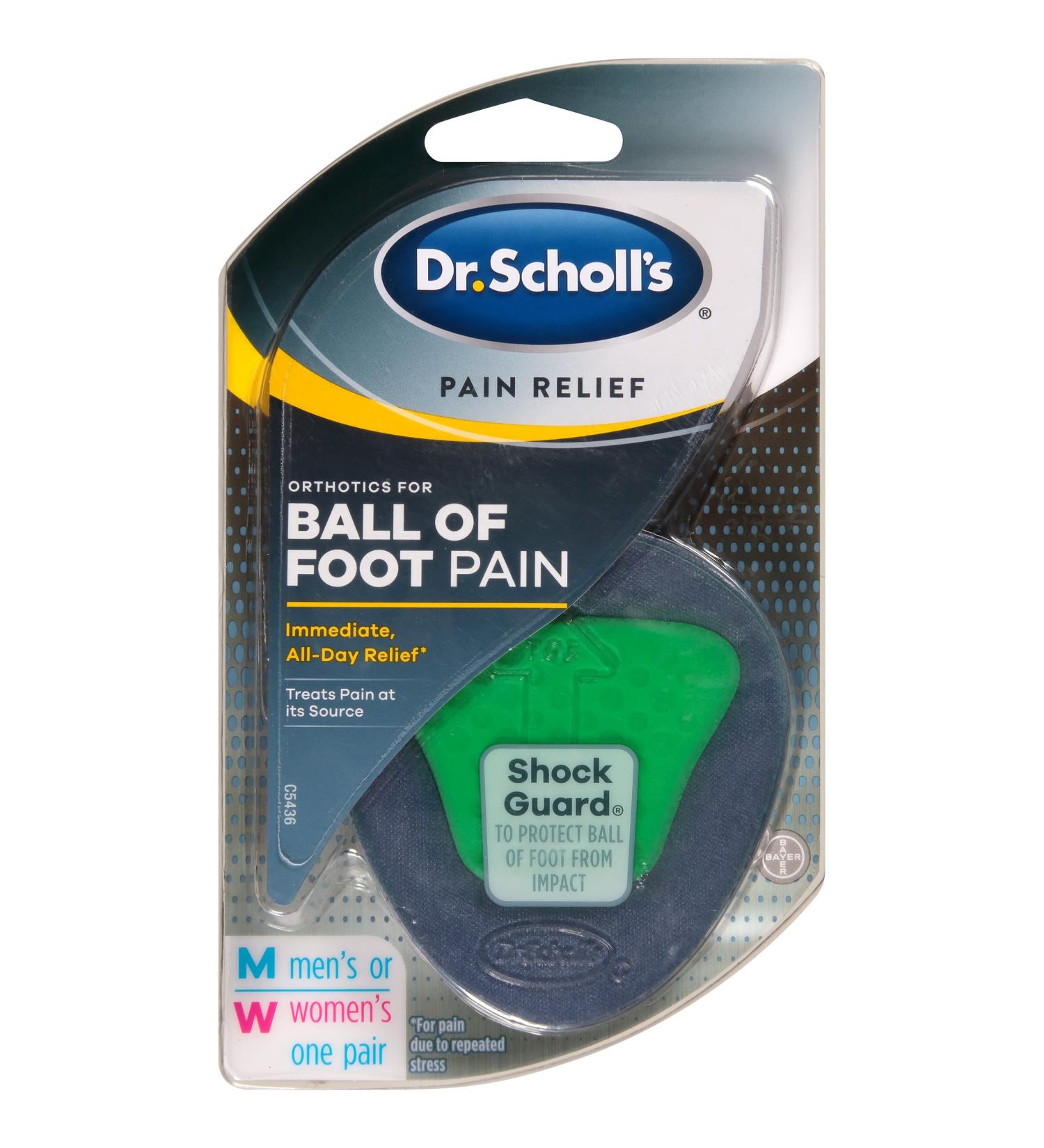 Dr. Scholl's Pain Relief Orthotics - Ball of Foot Cushions for Ultimate Comfort | Shop Internationally - Buy Online on GoSupps.com