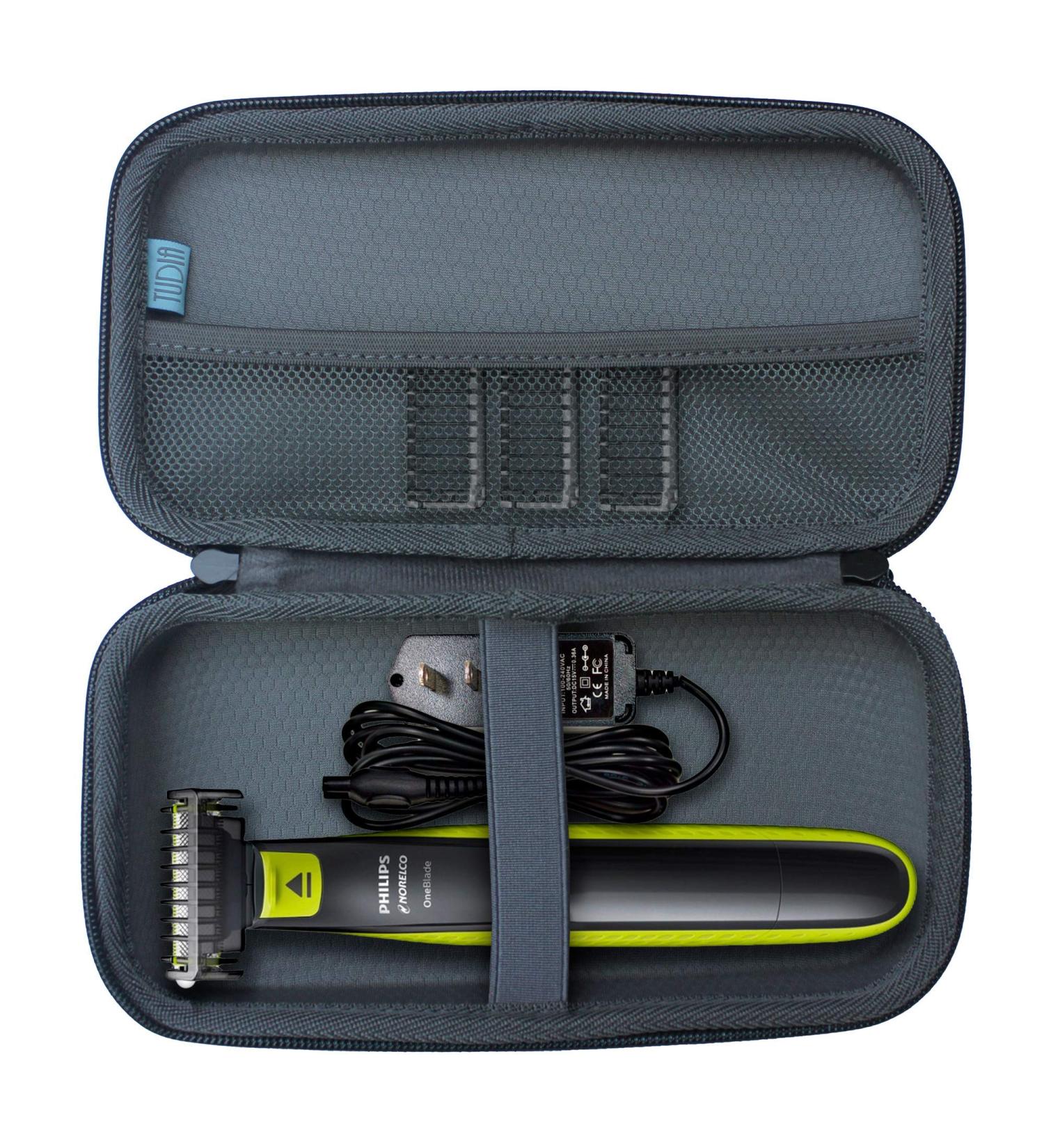 TUDIA Eva Hard Case for Norelco OneBlade QP2520 QP2570 - Durable Protection Case Only | International Shipping Available - Buy Online on GoSupps.com