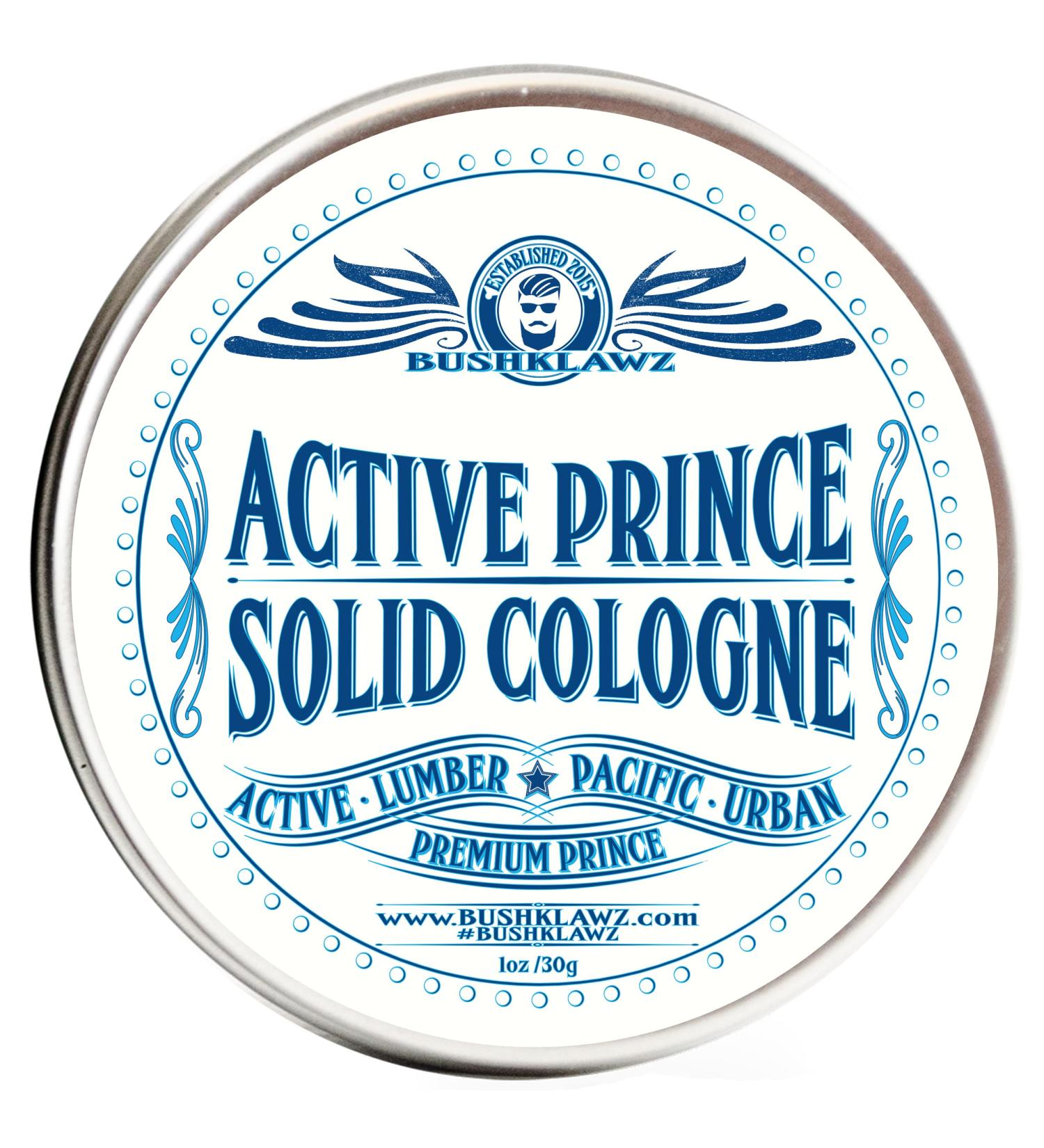 Active Prince Solid Cologne 1 oz Full Size Alcohol Free Natural Concentrated Travel Friendly Tins Men's Fragrance Manly Scents to Satisfy all Types of Viking Cannon Black Prime - Buy Online on GoSupps.com