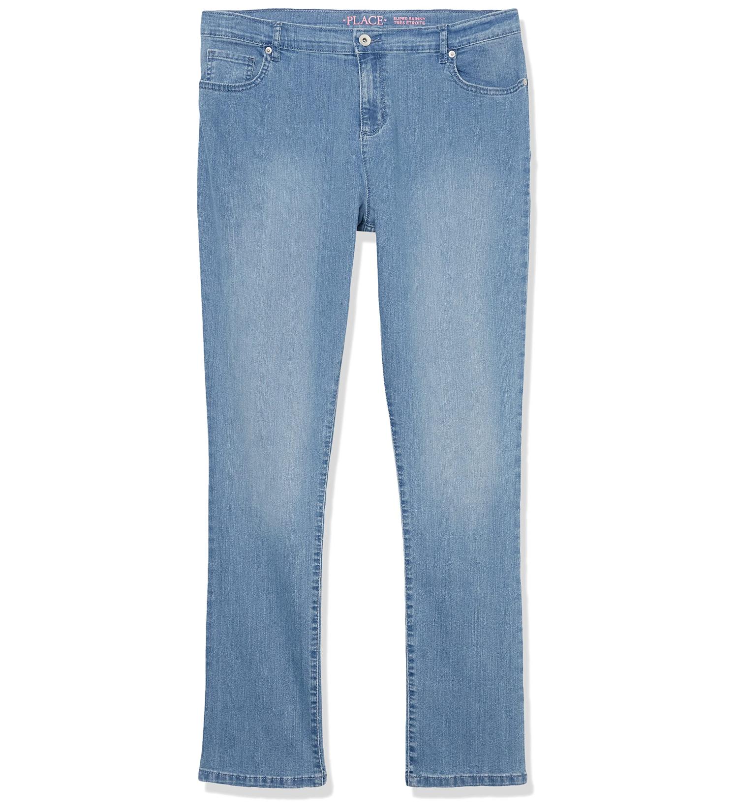 The Children's Place Boy's Stretch Straight Jeans 24 Plus Lt Indigo Single