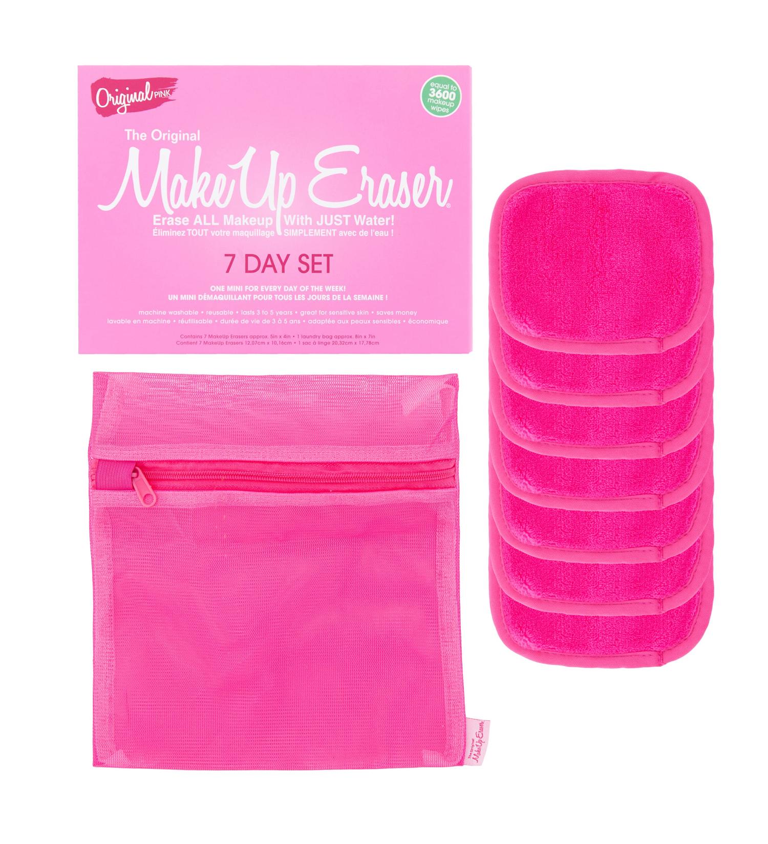 Original Makeup Eraser 7-Day Set | Effortlessly Removes All Makeup Waterproof to Lipstick | Luxury Pink Edition - Buy Online on GoSupps.com