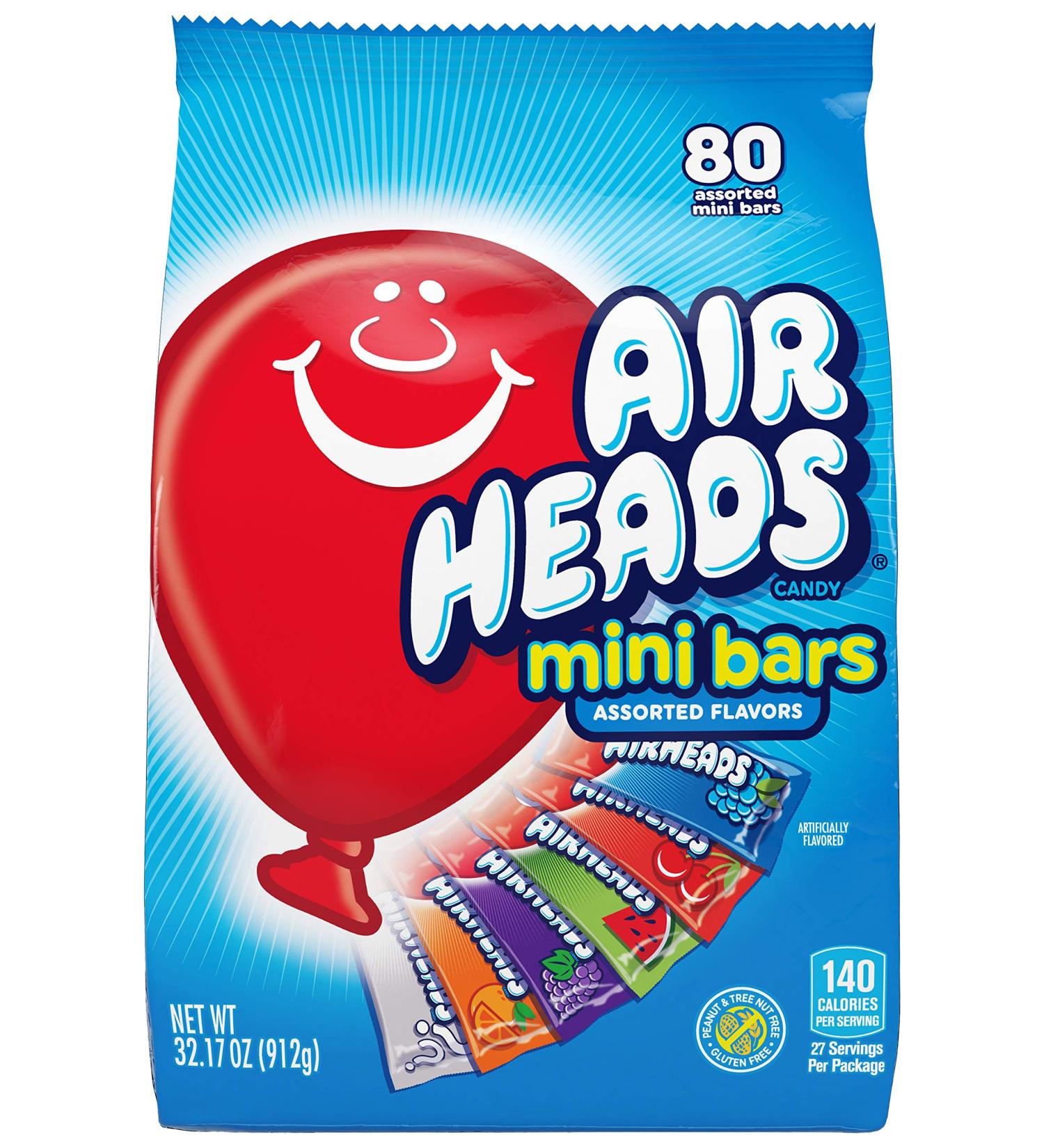 Airheads Mini Bars (80ct) - Buy Online on GoSupps.com